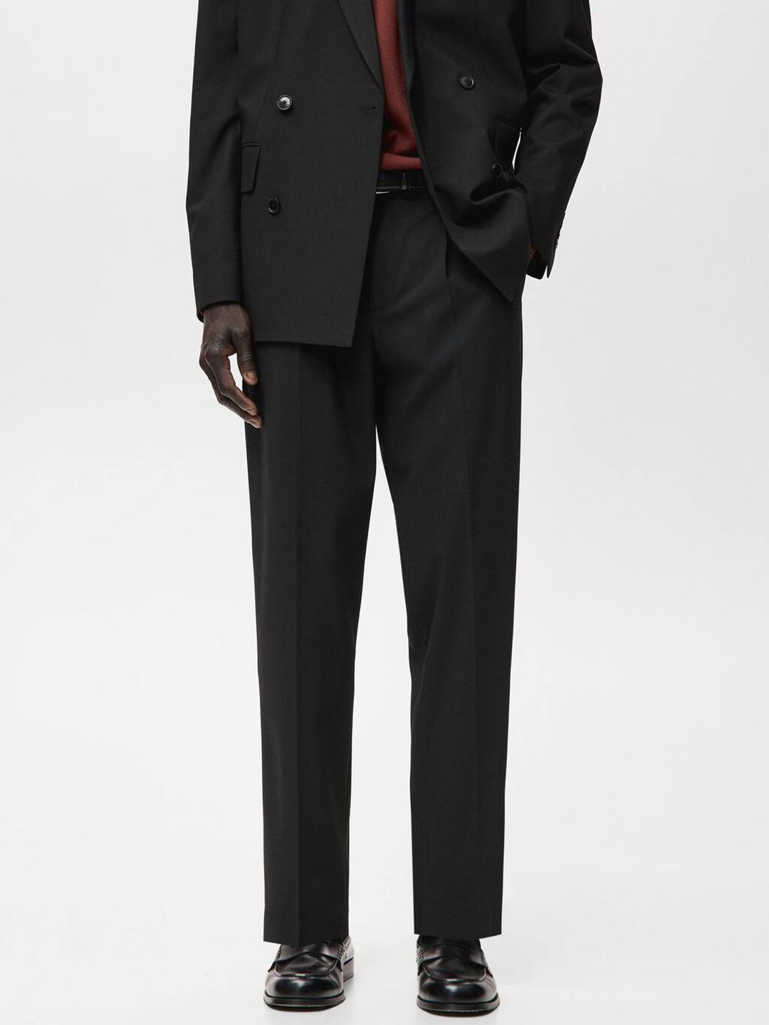 MANGO MAN Regular Fit Suit Trousers-picture-27