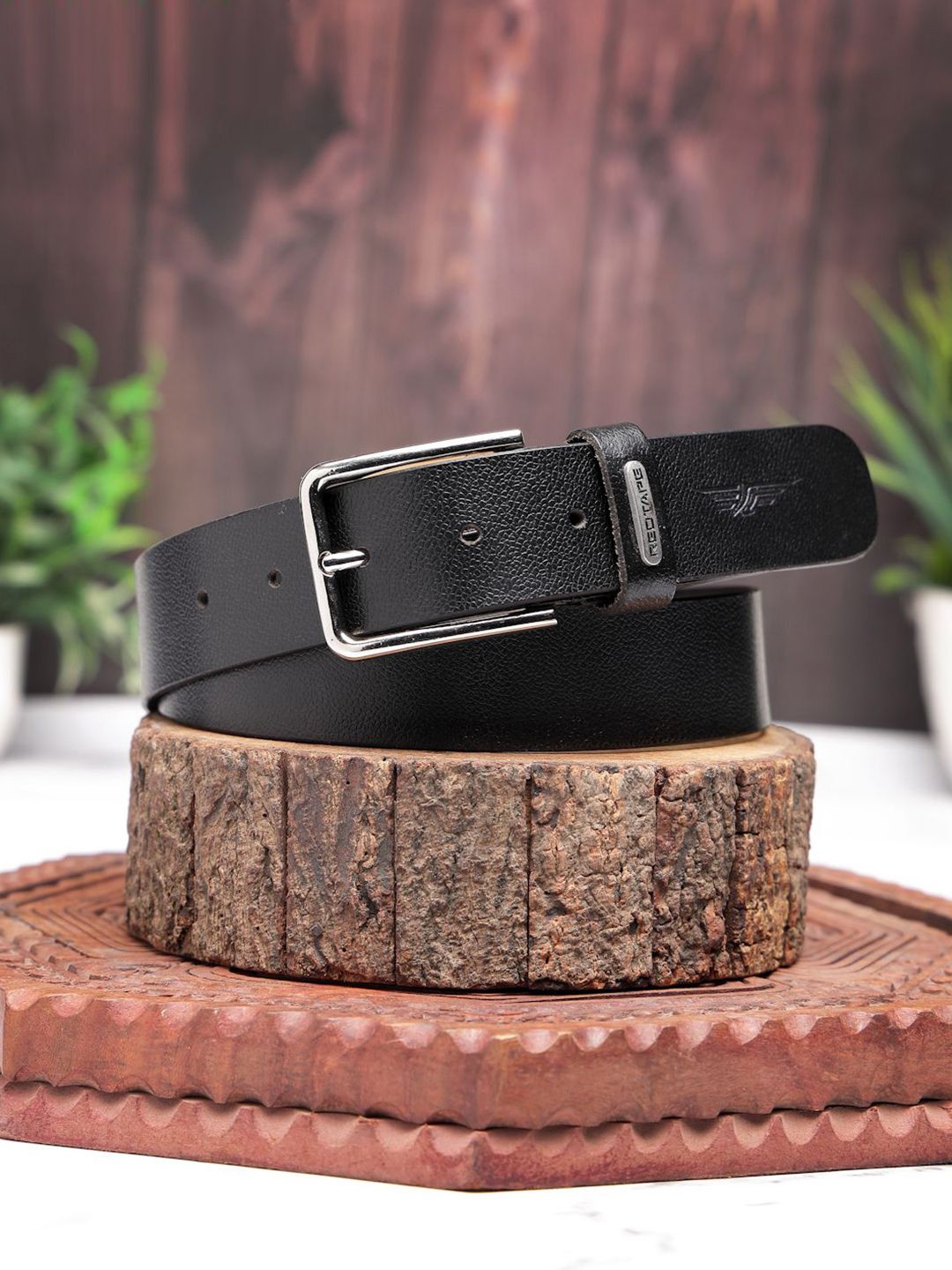 Red Tape Men Leather Formal Belt-image-38