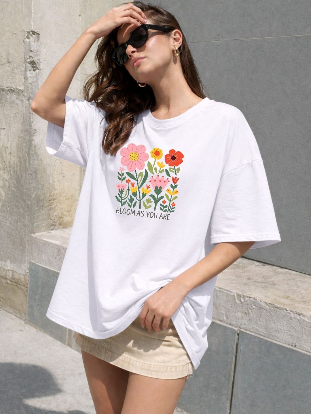 Moda Rapido Women Floral Printed T-shirt-picture-16