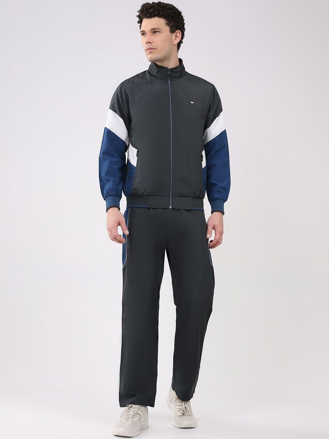 Monte Carlo Men Mock Collar Tracksuits-picture-41