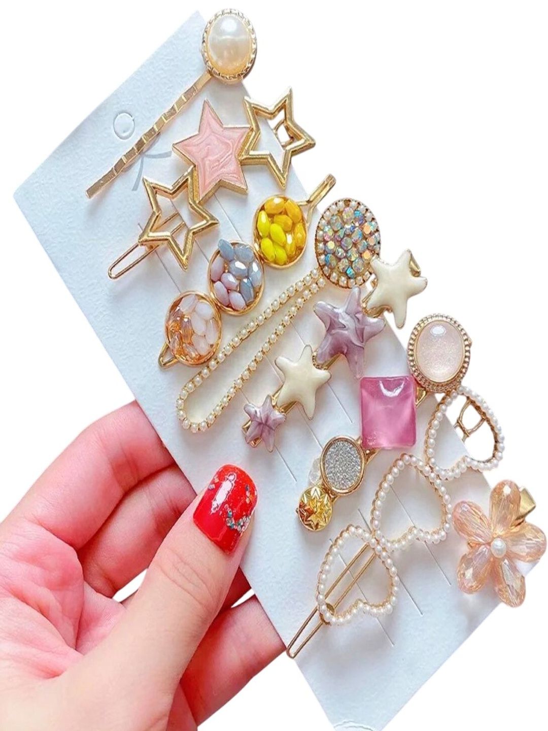 DOCTOR HEALTH SUPER SOFT Girls Embellished Hair Accessory Set of