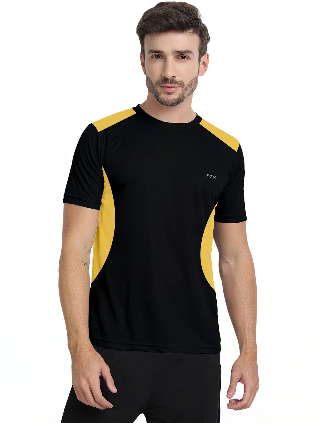 FTX Men Colourblocked Dri-FIT T-shirt-picture-50