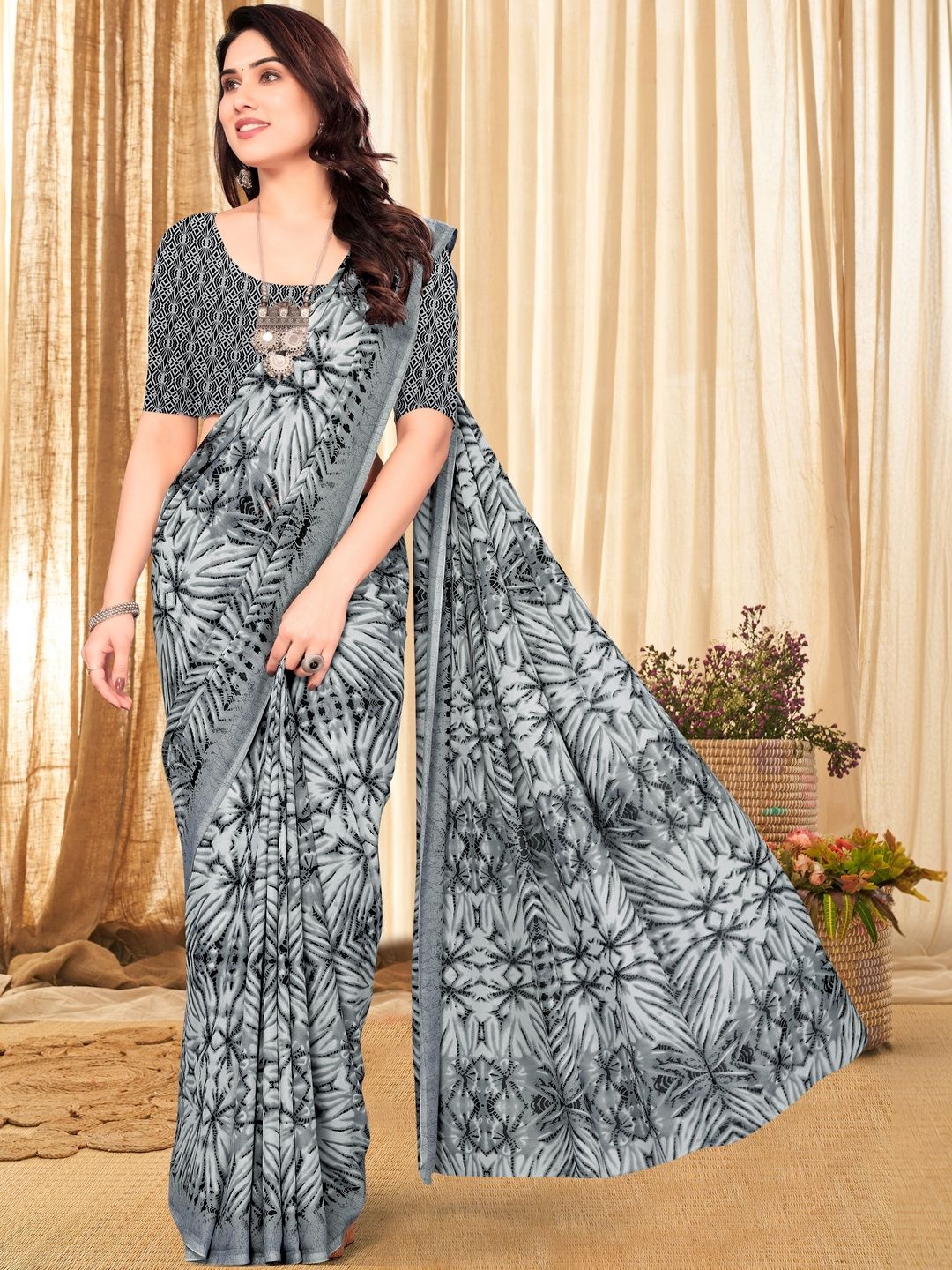 SHUBHSWAR Pure Georgette Fashion Saree-picture-18