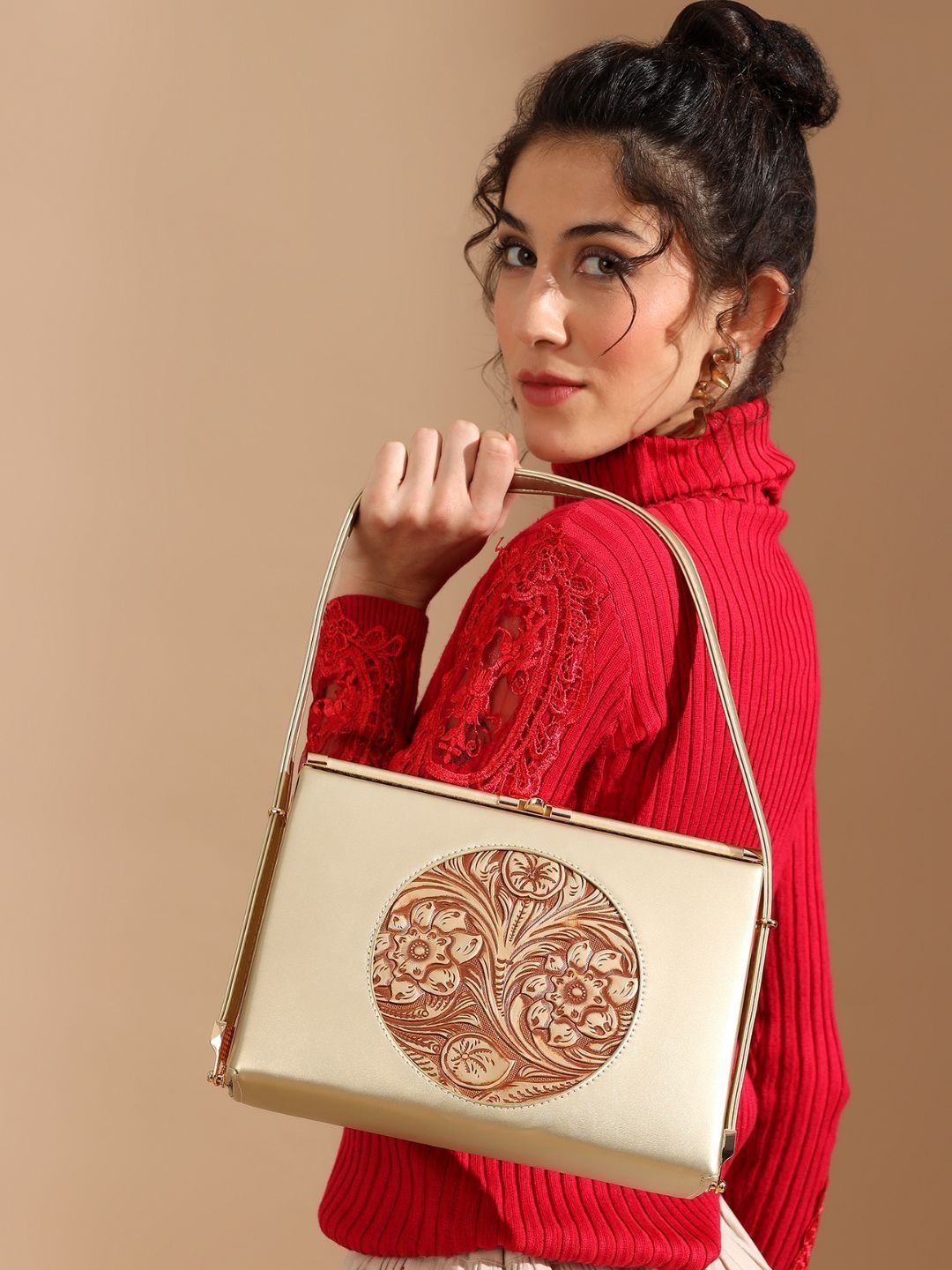 Exotic Structured Shoulder Bag-picture-31