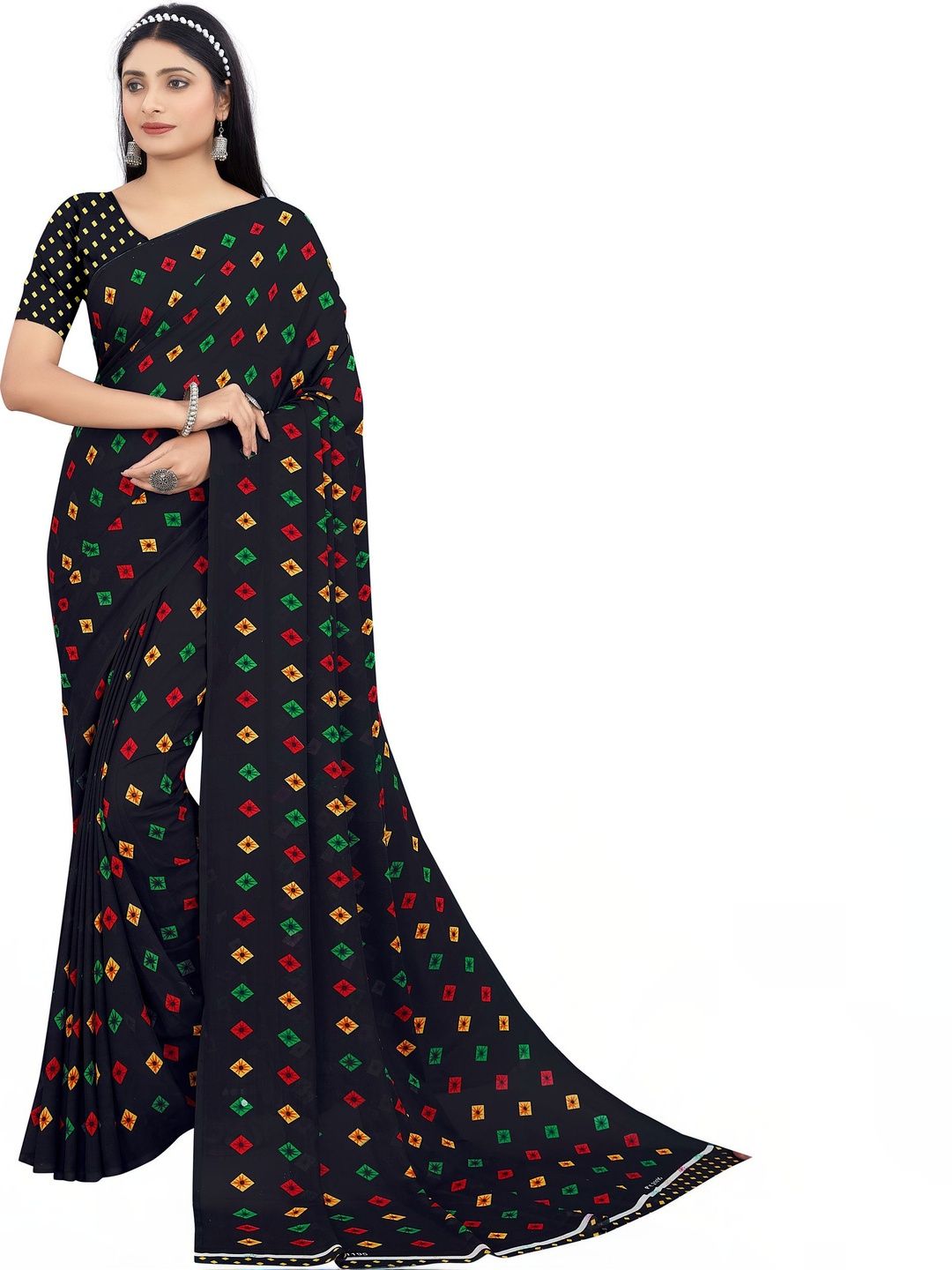 SHUBHSWAR Pure Georgette Fashion Saree-picture-19