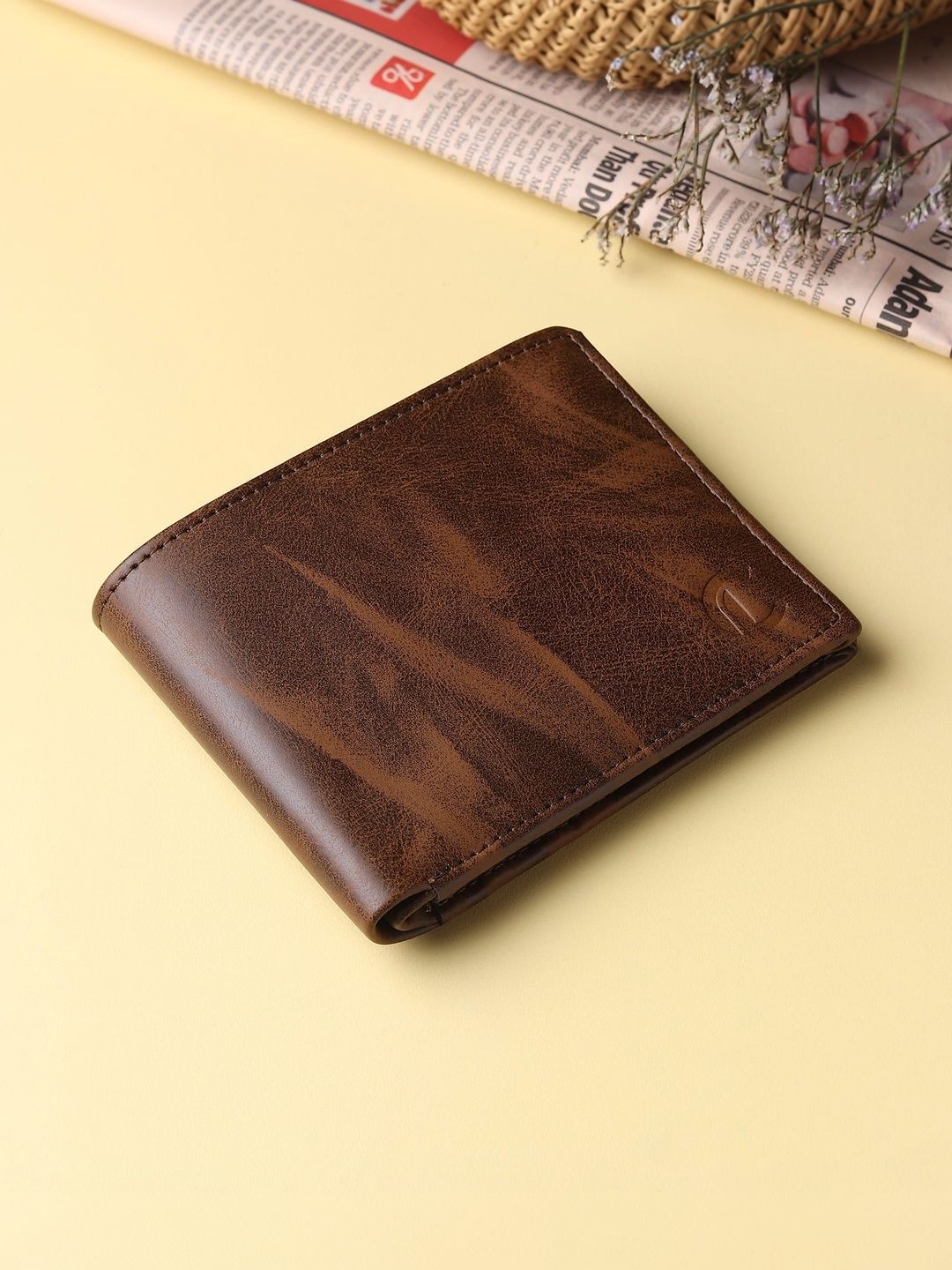 CRAFT LINE Men Textured PU Two Fold Wallet-picture-33