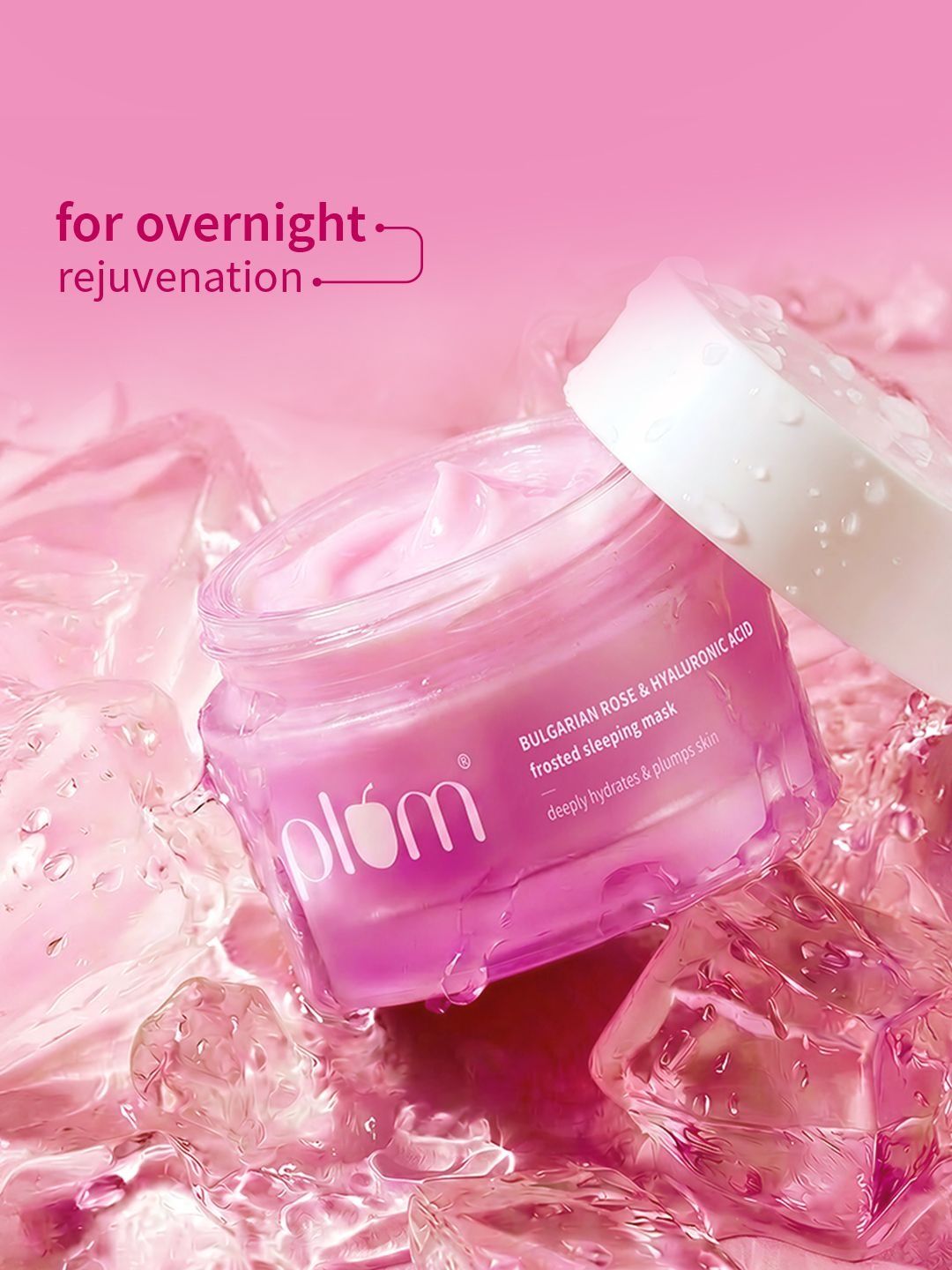Plum Bulgarian Rose & Hyaluronic Acid Frosted Sleeping Mask - 50 g-picture-43