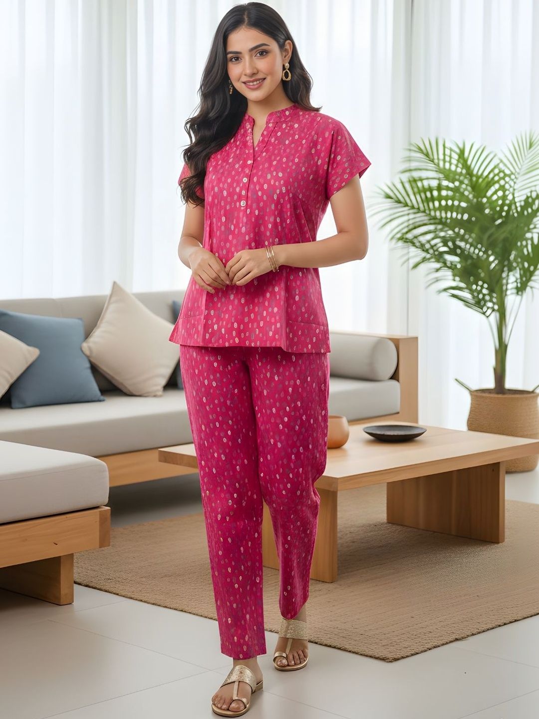 Bannos Swagger Women Printed Night suit-picture-24