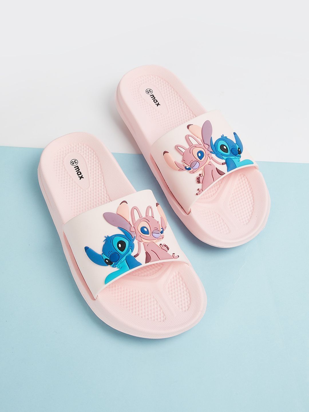 max Girls Printed Sliders