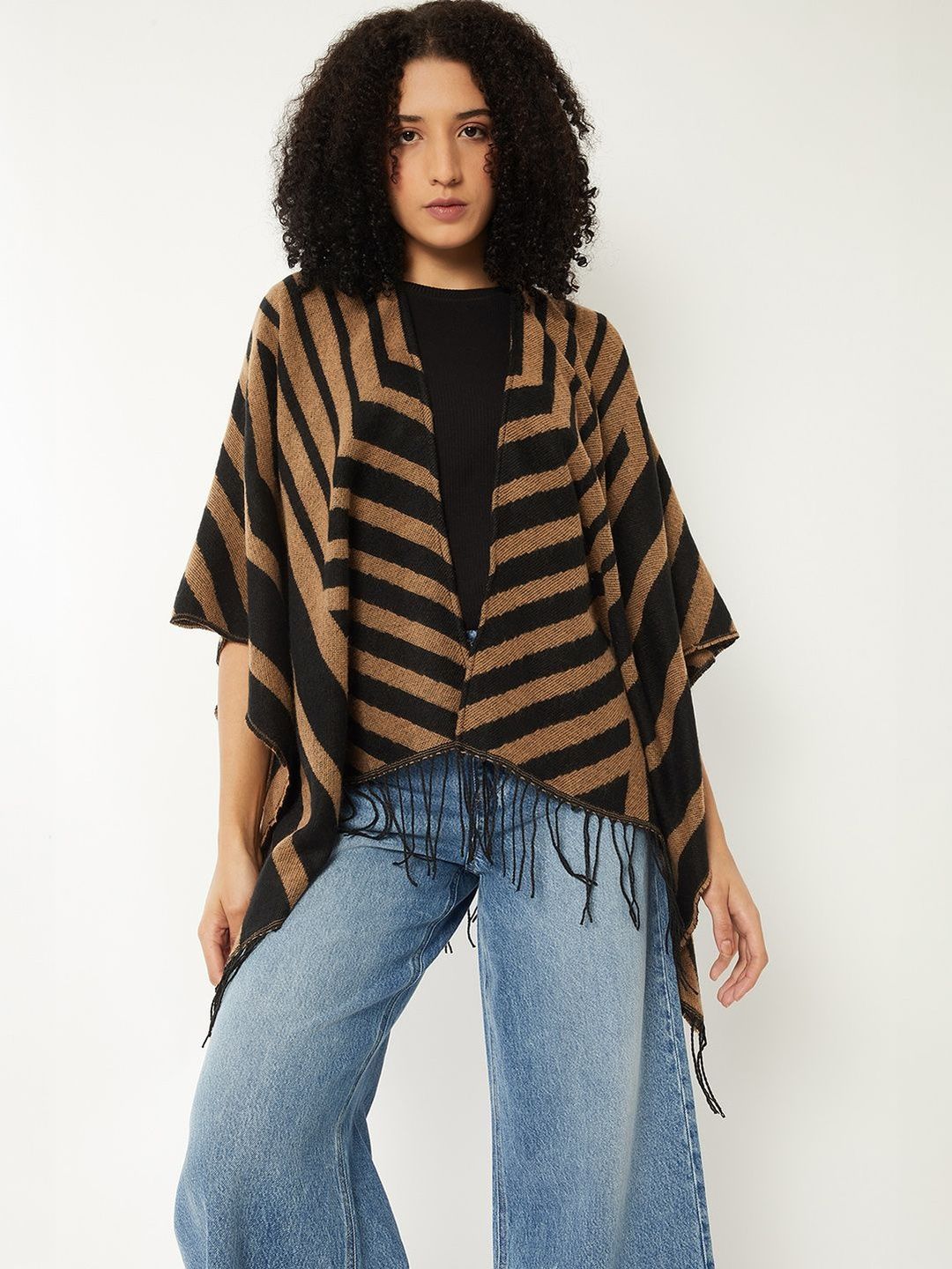max Women Striped Shawl-image-8