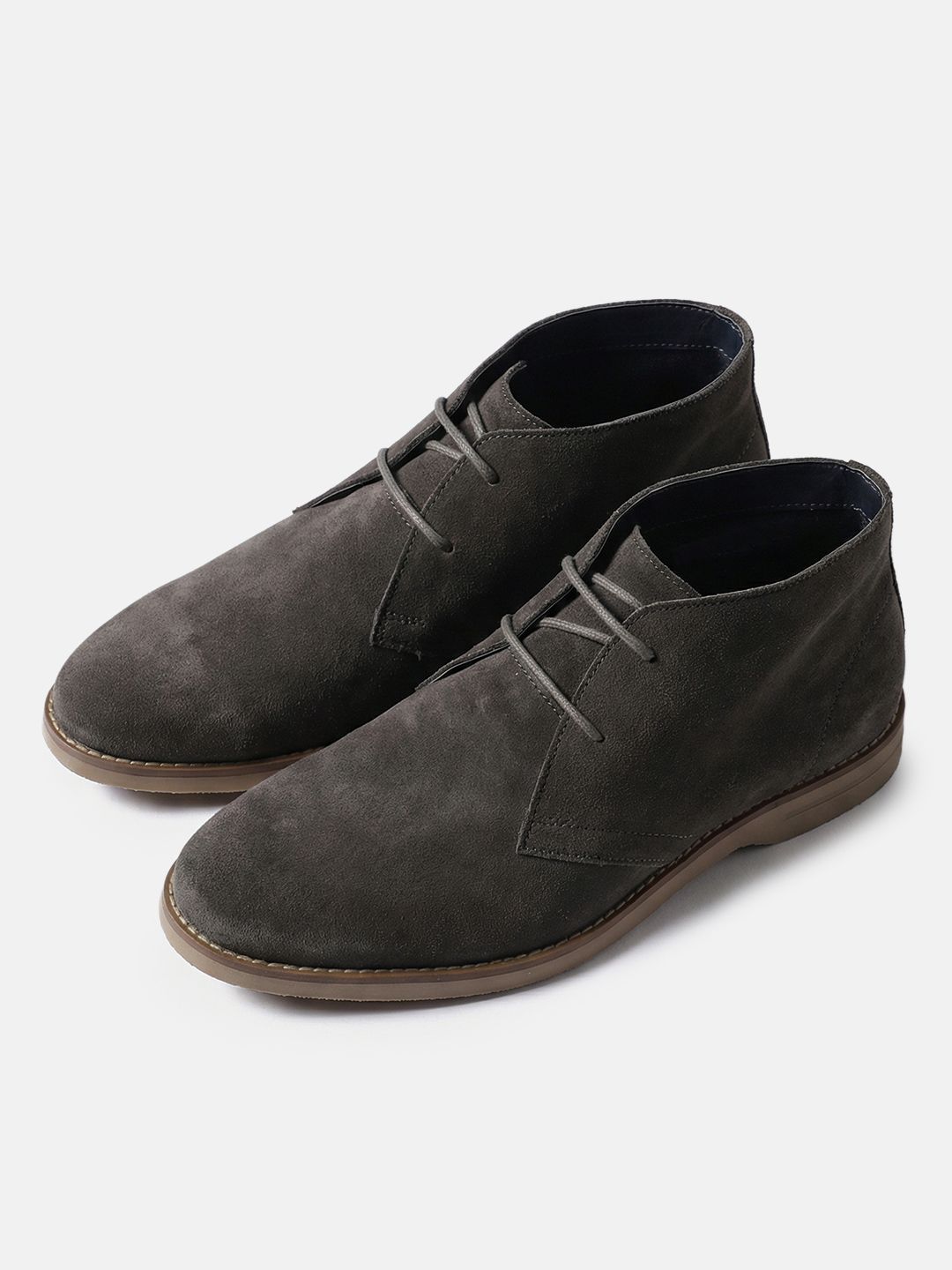 Kenneth Cole Men Textured Desert Boots