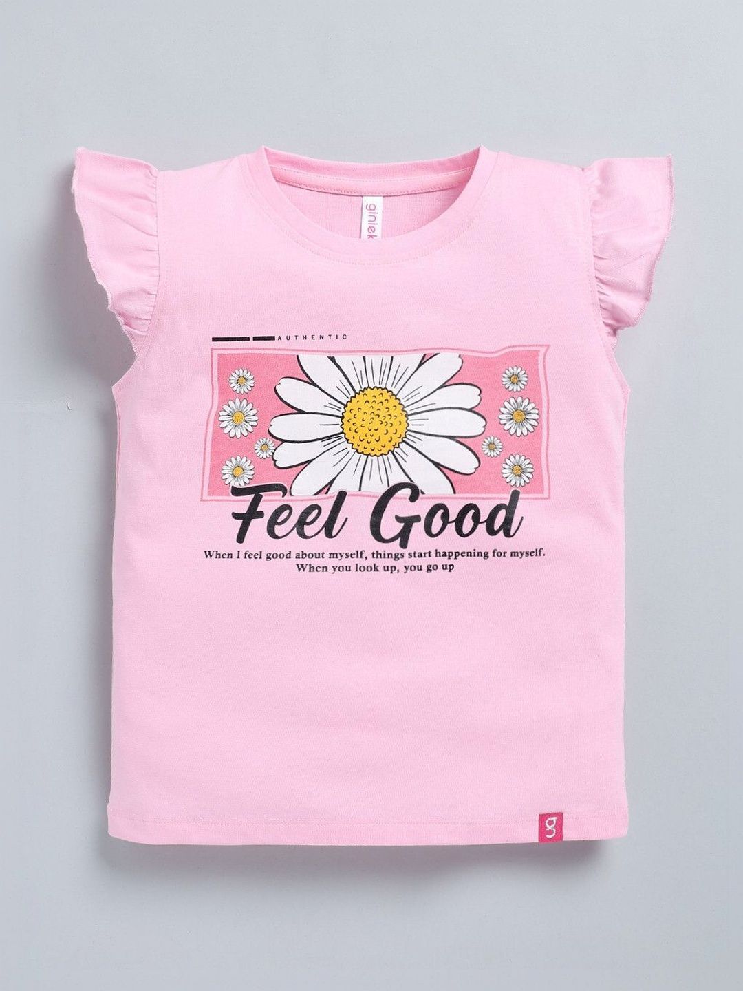 Ginie Girls Pure Cotton Tops-picture-2