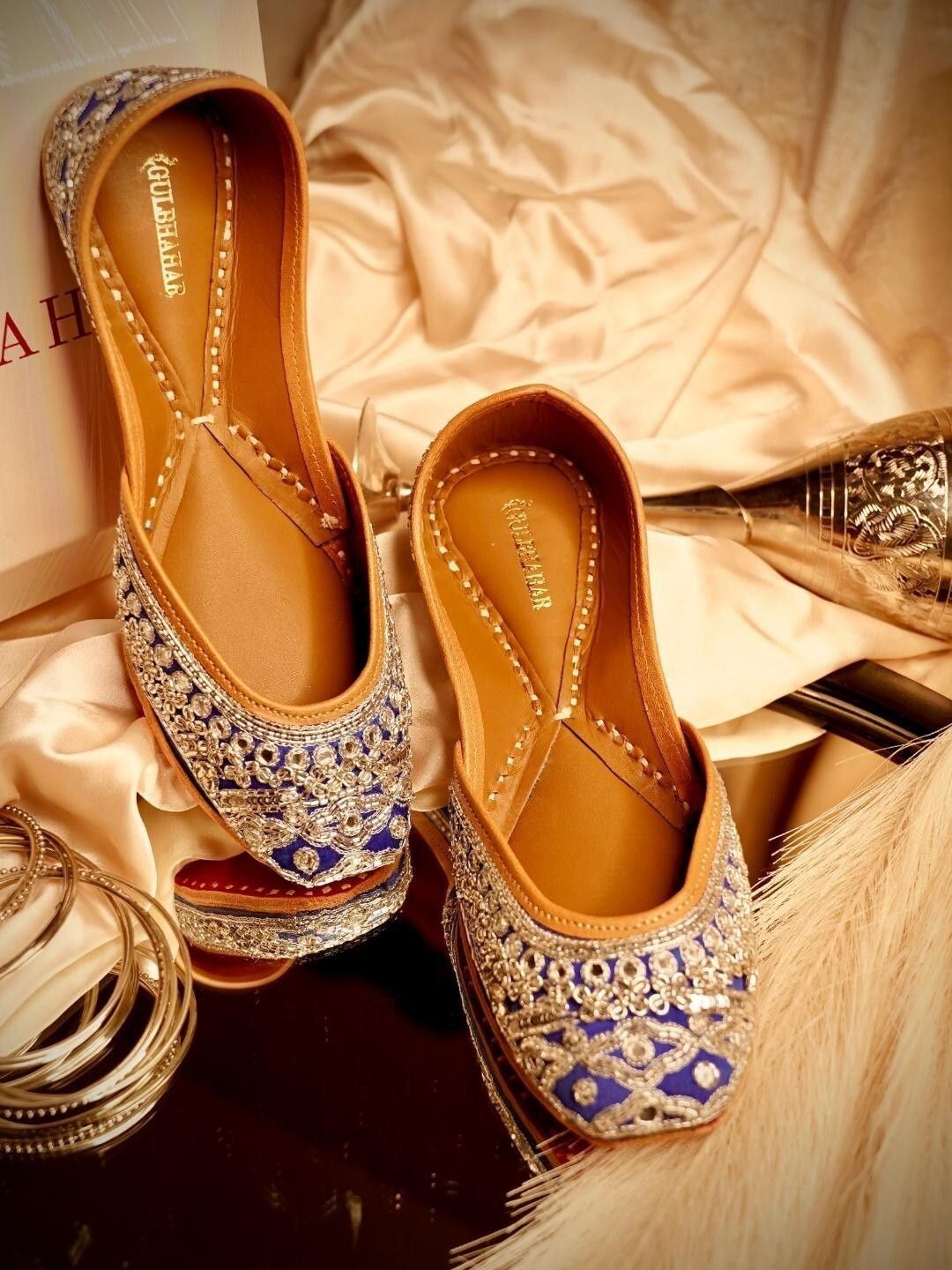 Gulbhahar Women Mojaris Flats-image-38