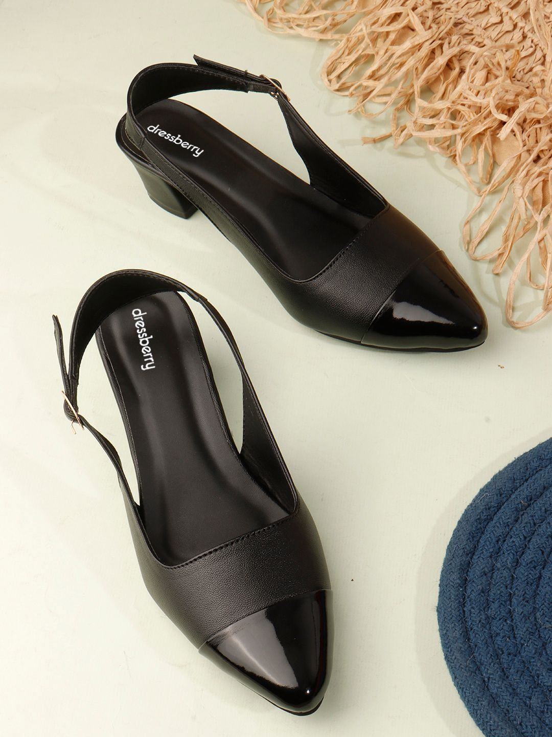 DressBerry Colourblocked Block Pumps-picture-24