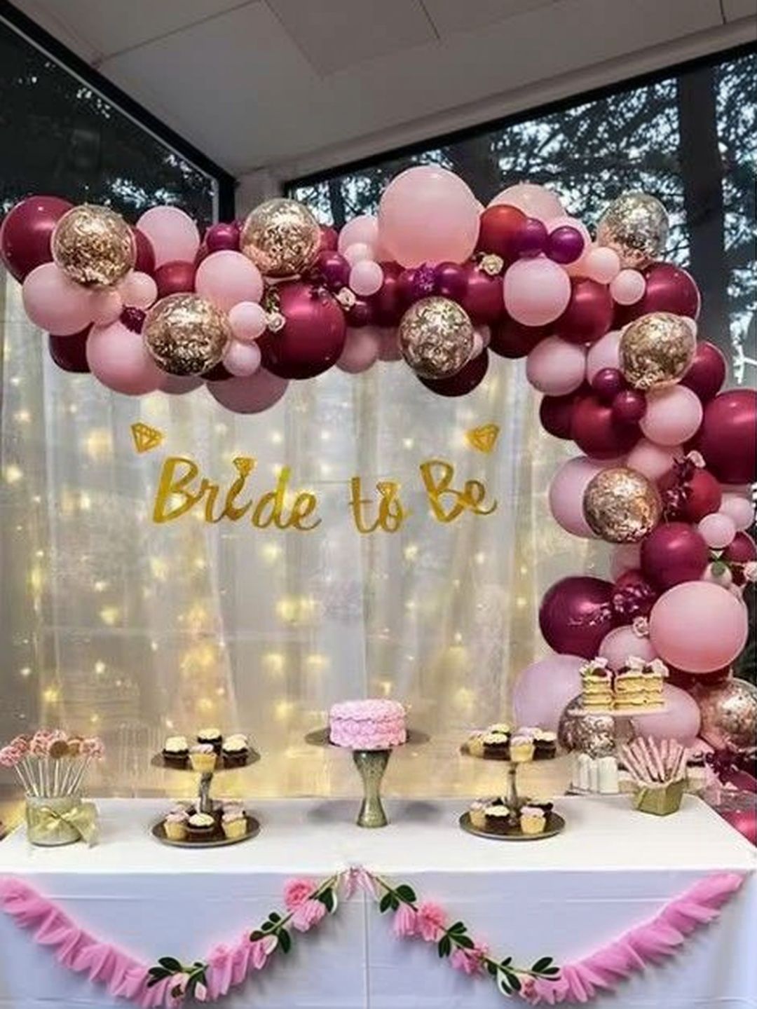 MNSA 48Pcs Bride To Be Decor Set