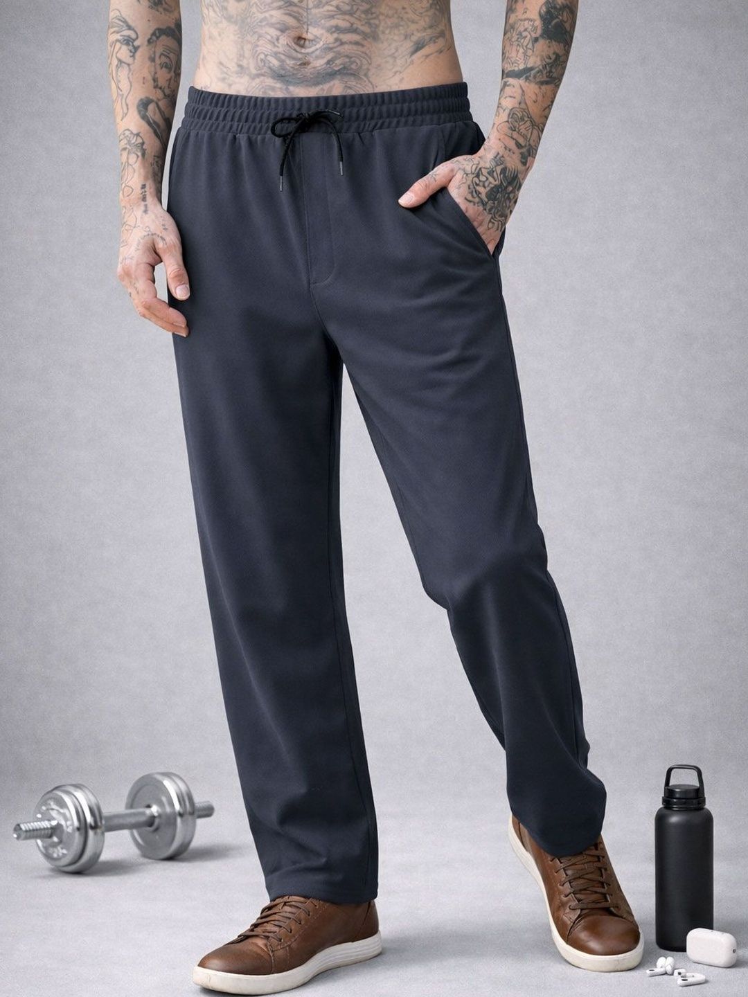 Urban Buccachi Men Straight Fit Rapid-Dry Track Pants-picture-26