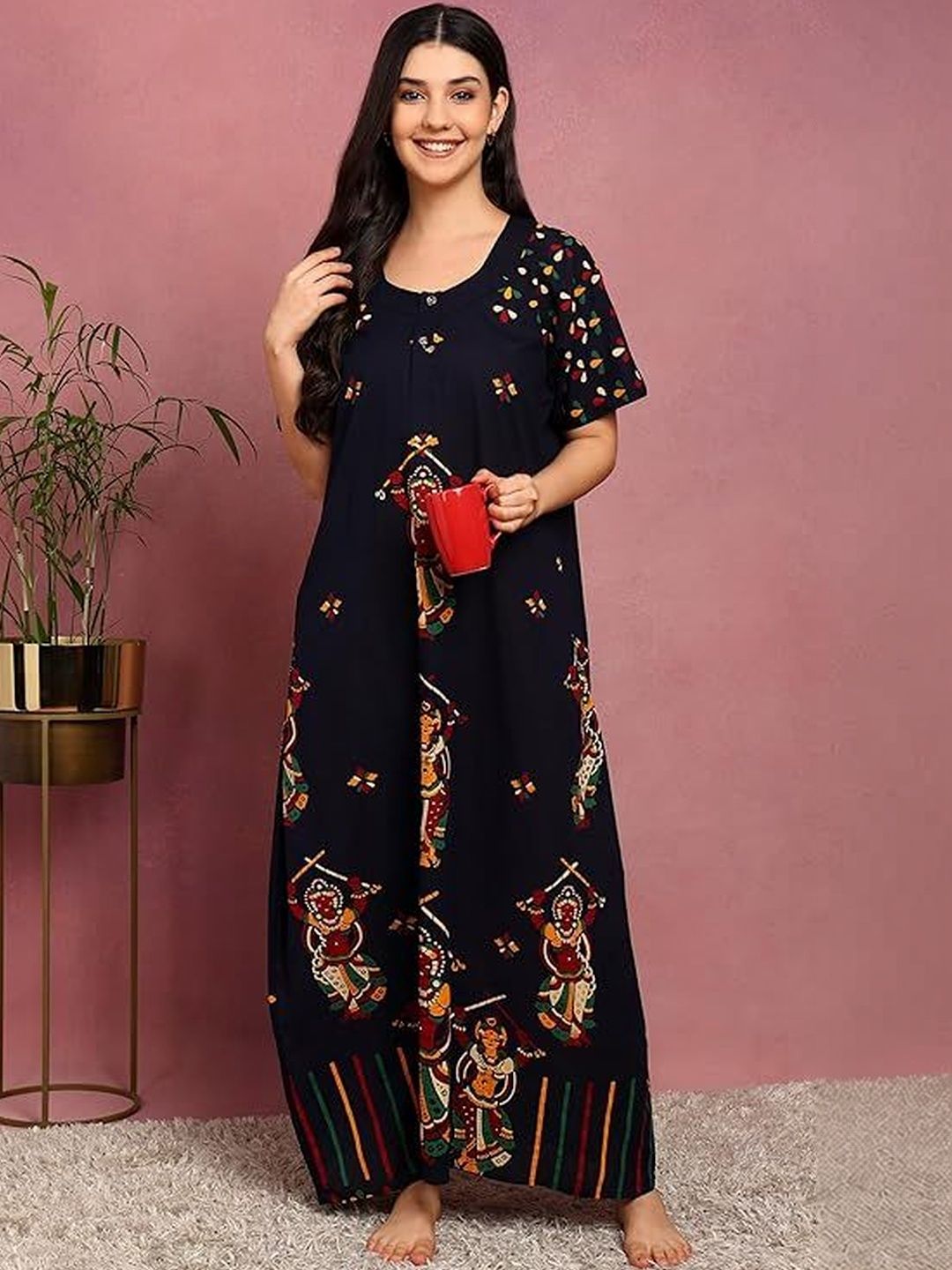 YUKATA Printed Maxi Nightdress-picture-36