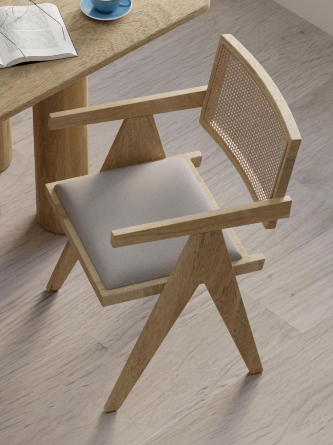 Relso Furniture Verve Grey & Brown Wooden Dining Chair