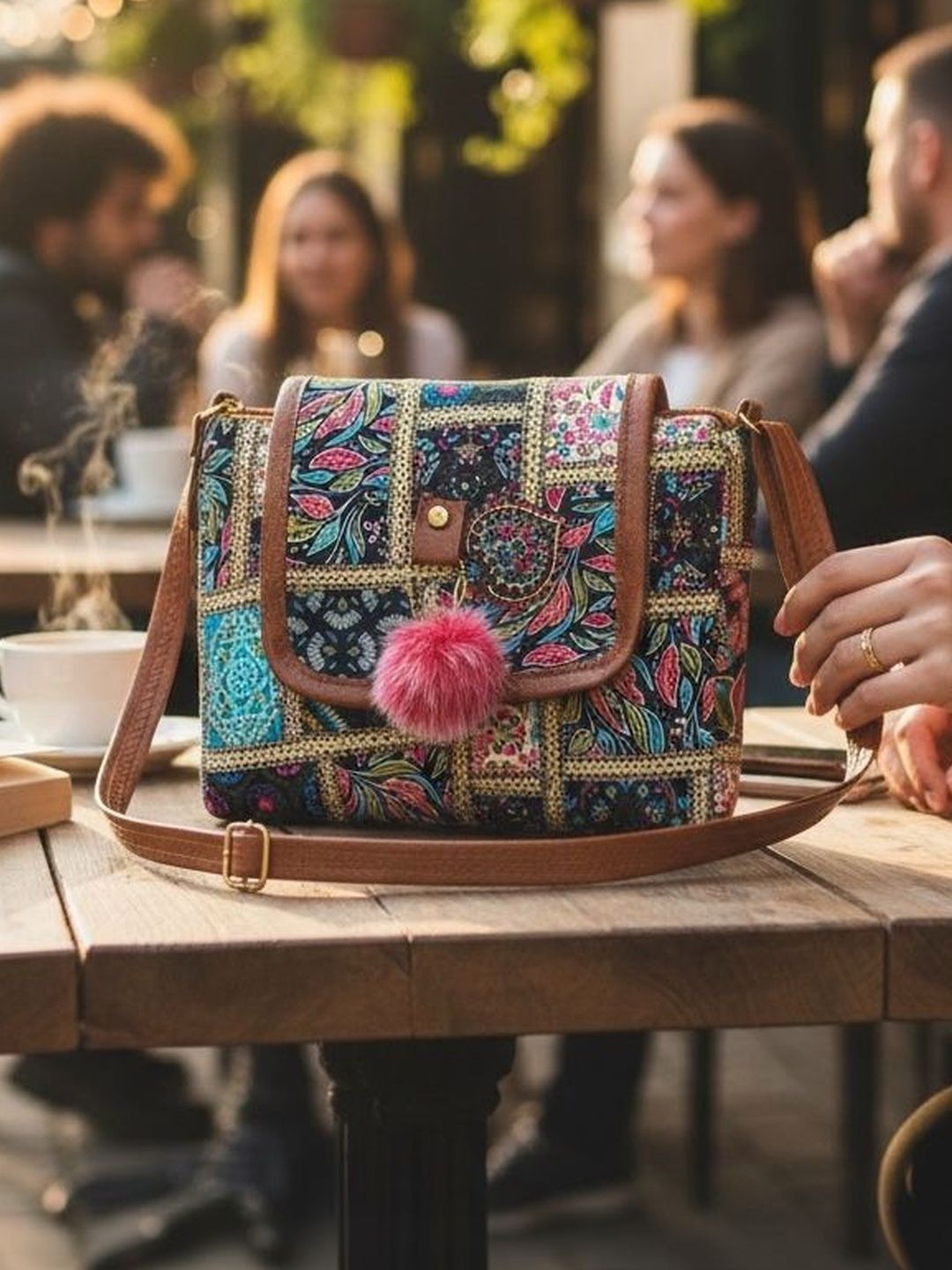 HERE&NOW Floral Sling Bag-picture-36