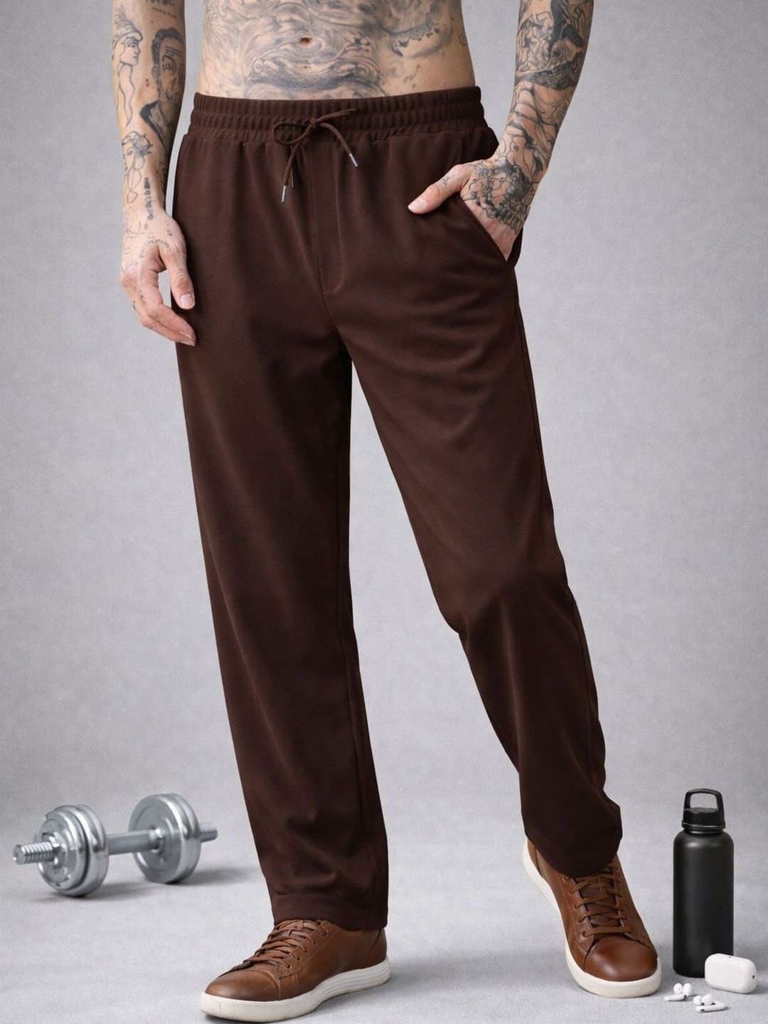 Urban Buccachi Men Straight Fit Rapid-Dry Training Track Pants-picture-12