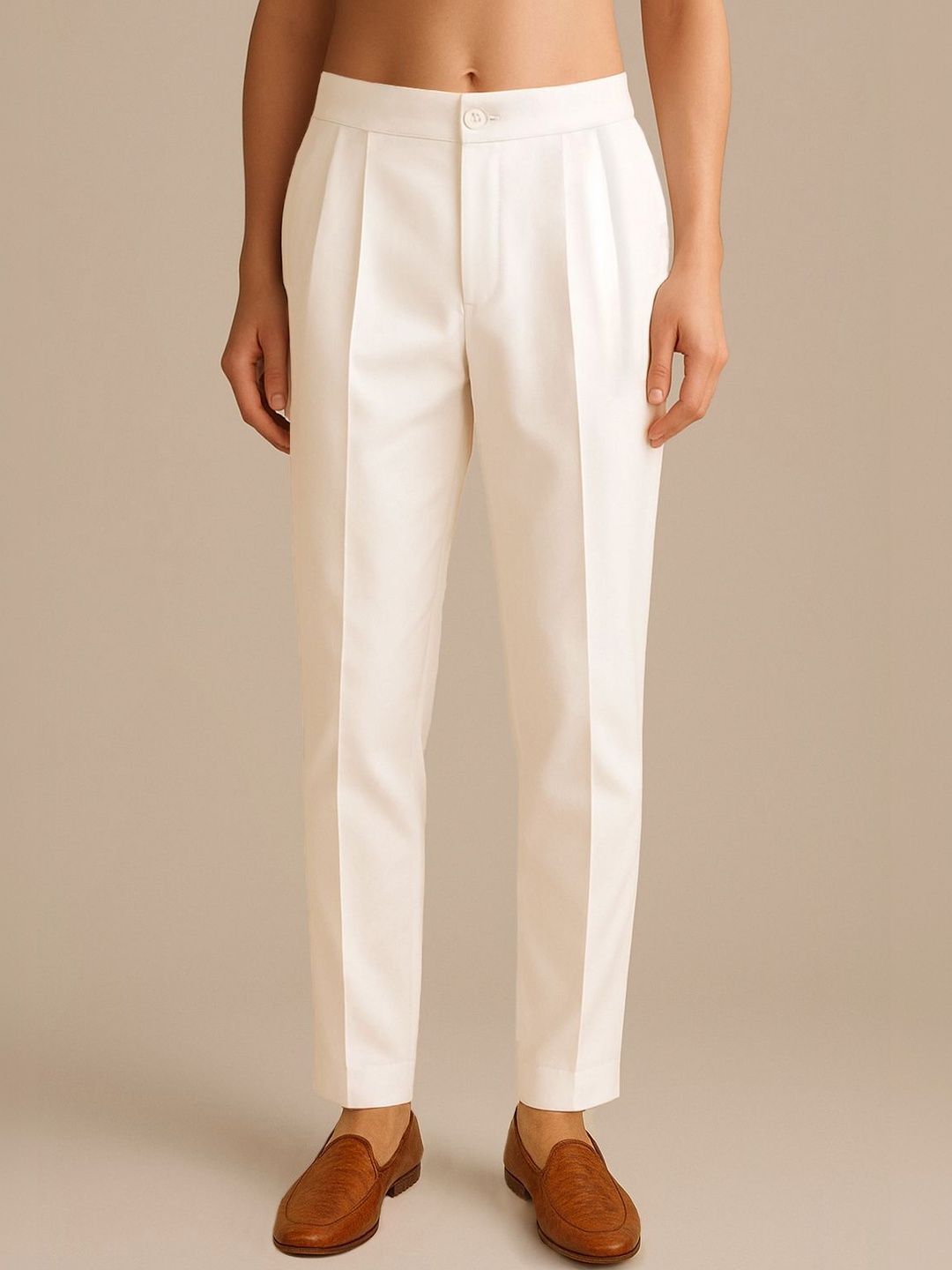 House of Pataudi Men Mid-Rise Trousers-picture-11
