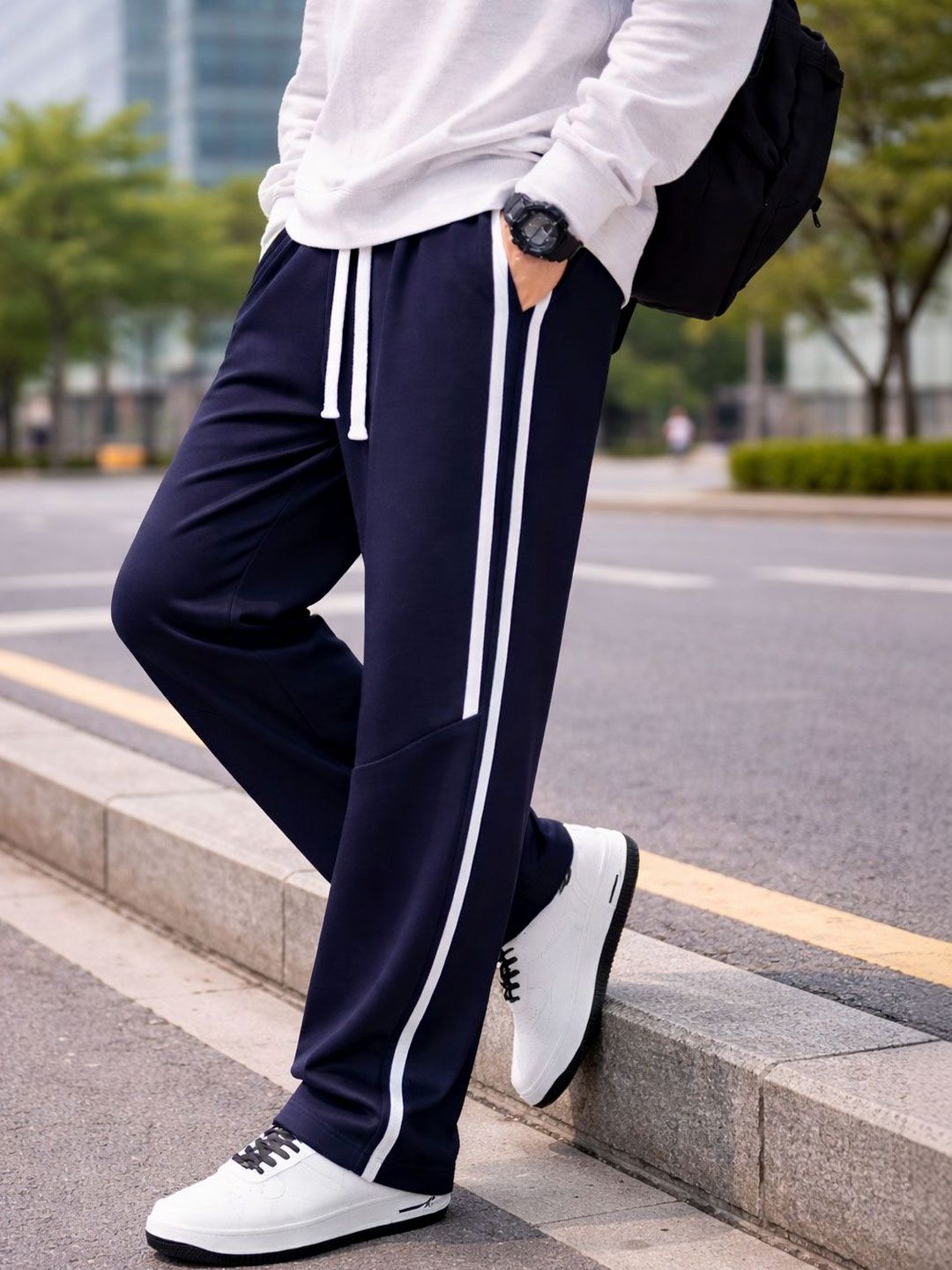 Urban Buccachi Men Straight Fit Track Pants-image-47