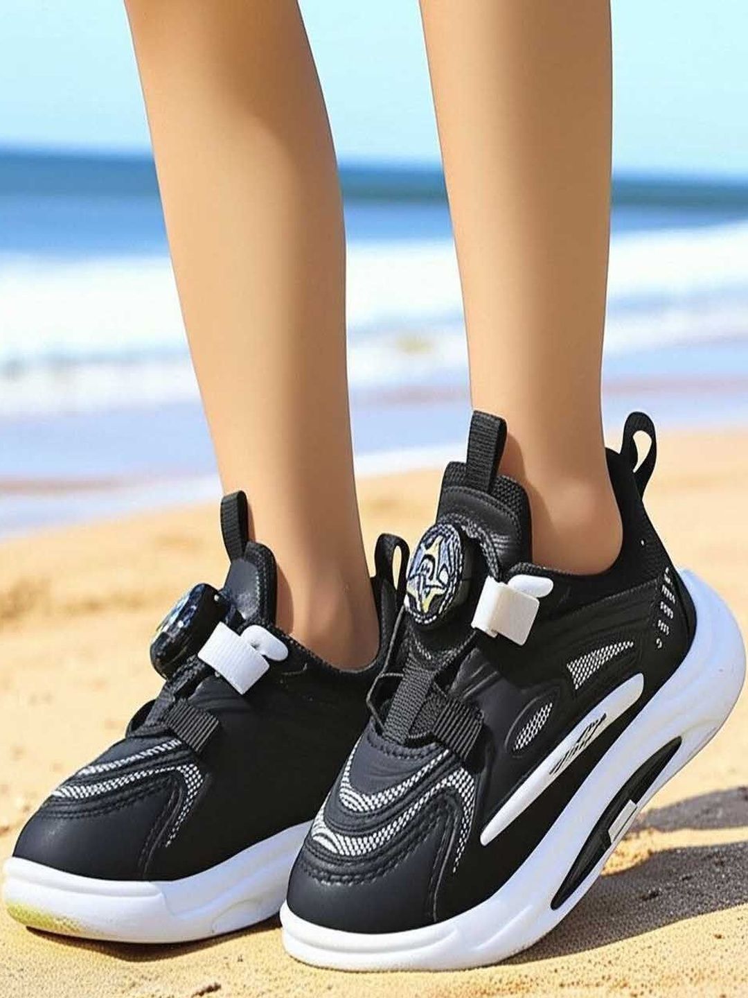 Crazyly Boys Mesh Running Non-Marking Shoes-image-38
