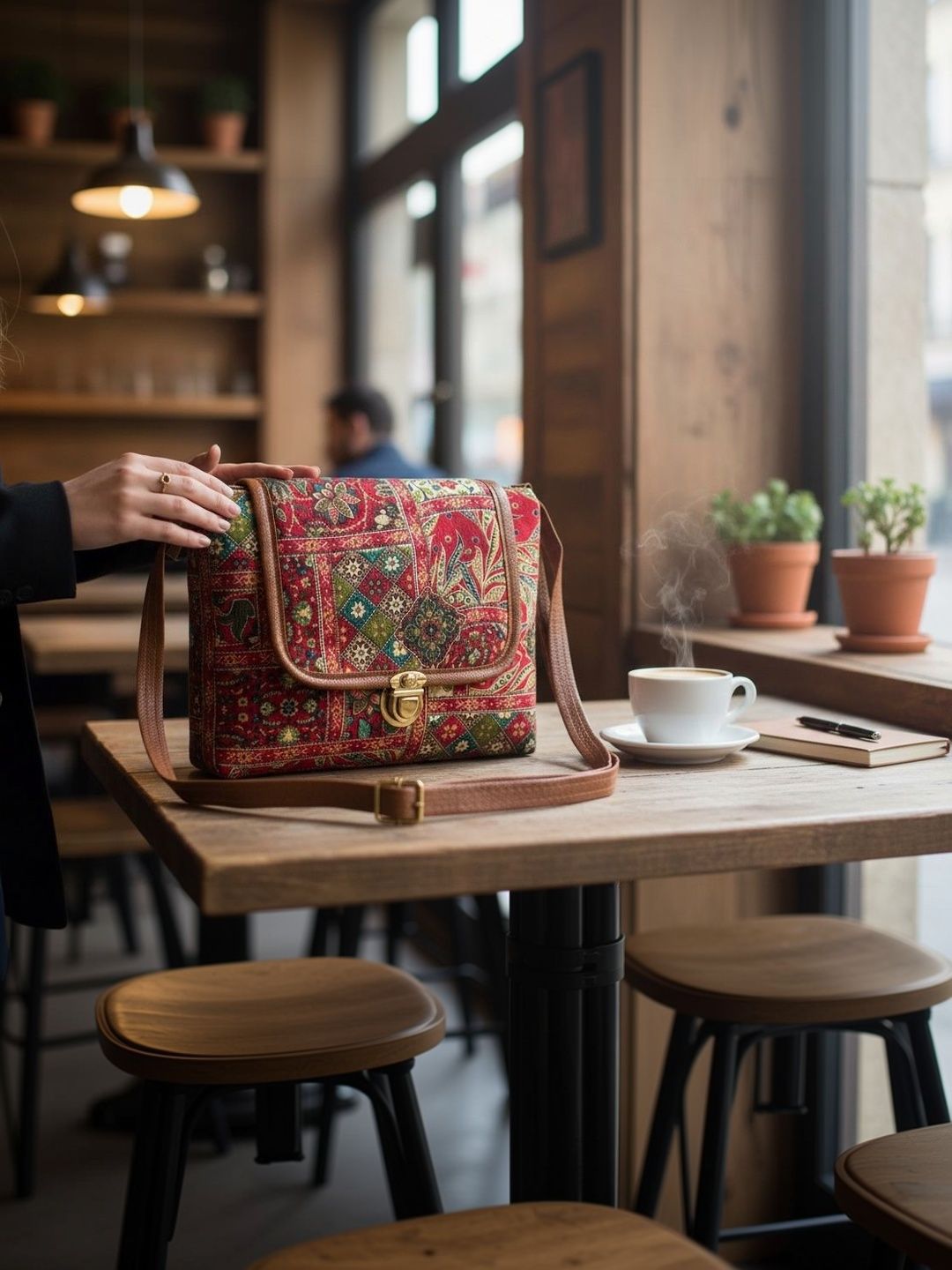 HERE&NOW Ethnic Motifs Printed Sling Bag-picture-55
