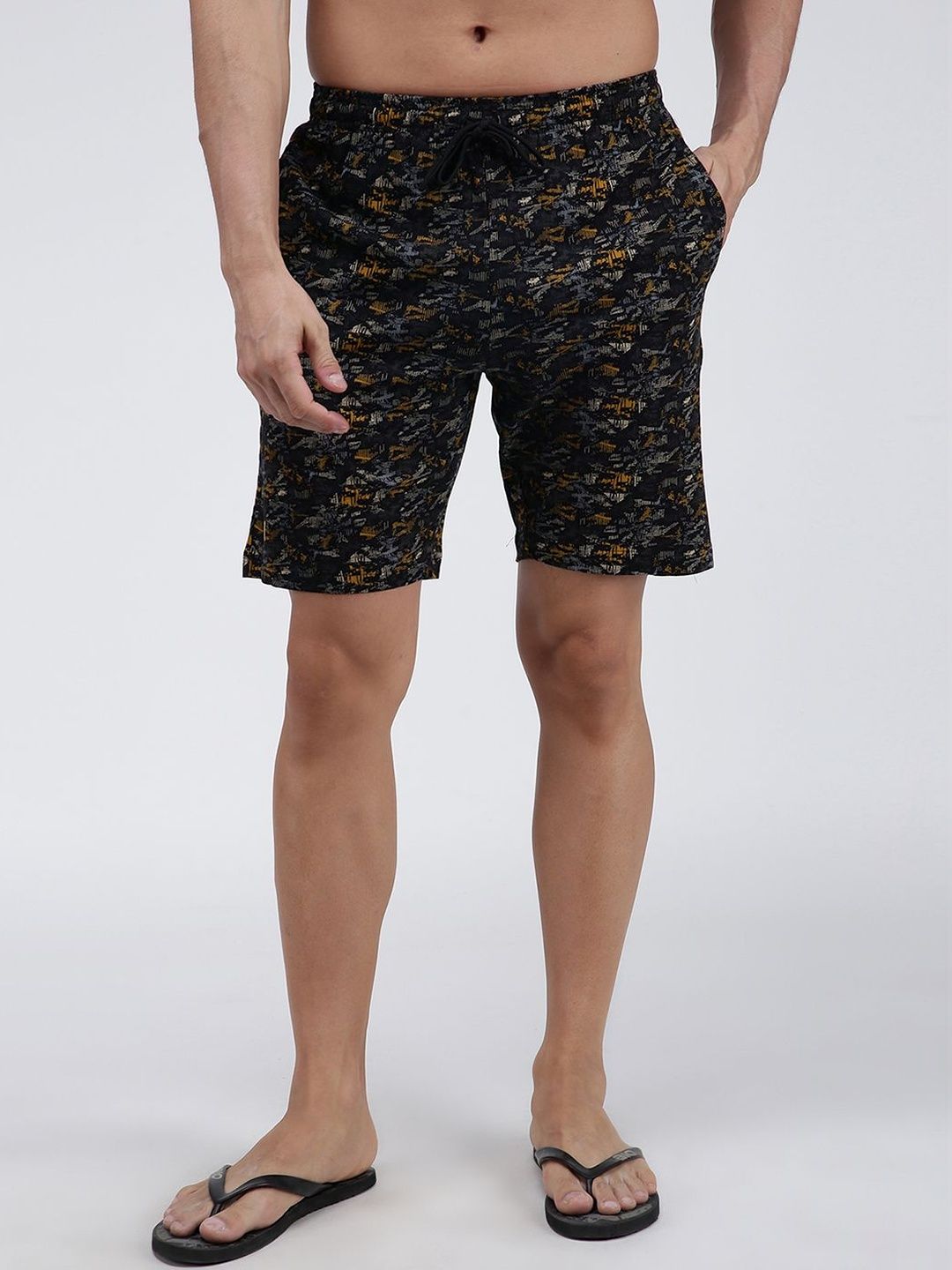 AMUL COMFY Men Printed Lounge Shorts-picture-34