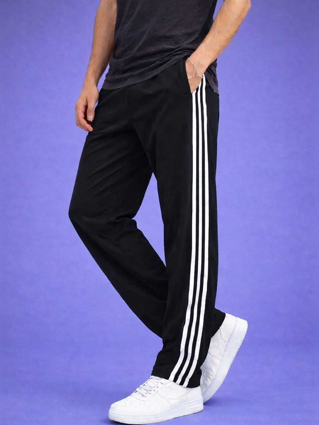 MaverIQ Men Straight Fit Training Track Pants-picture-14