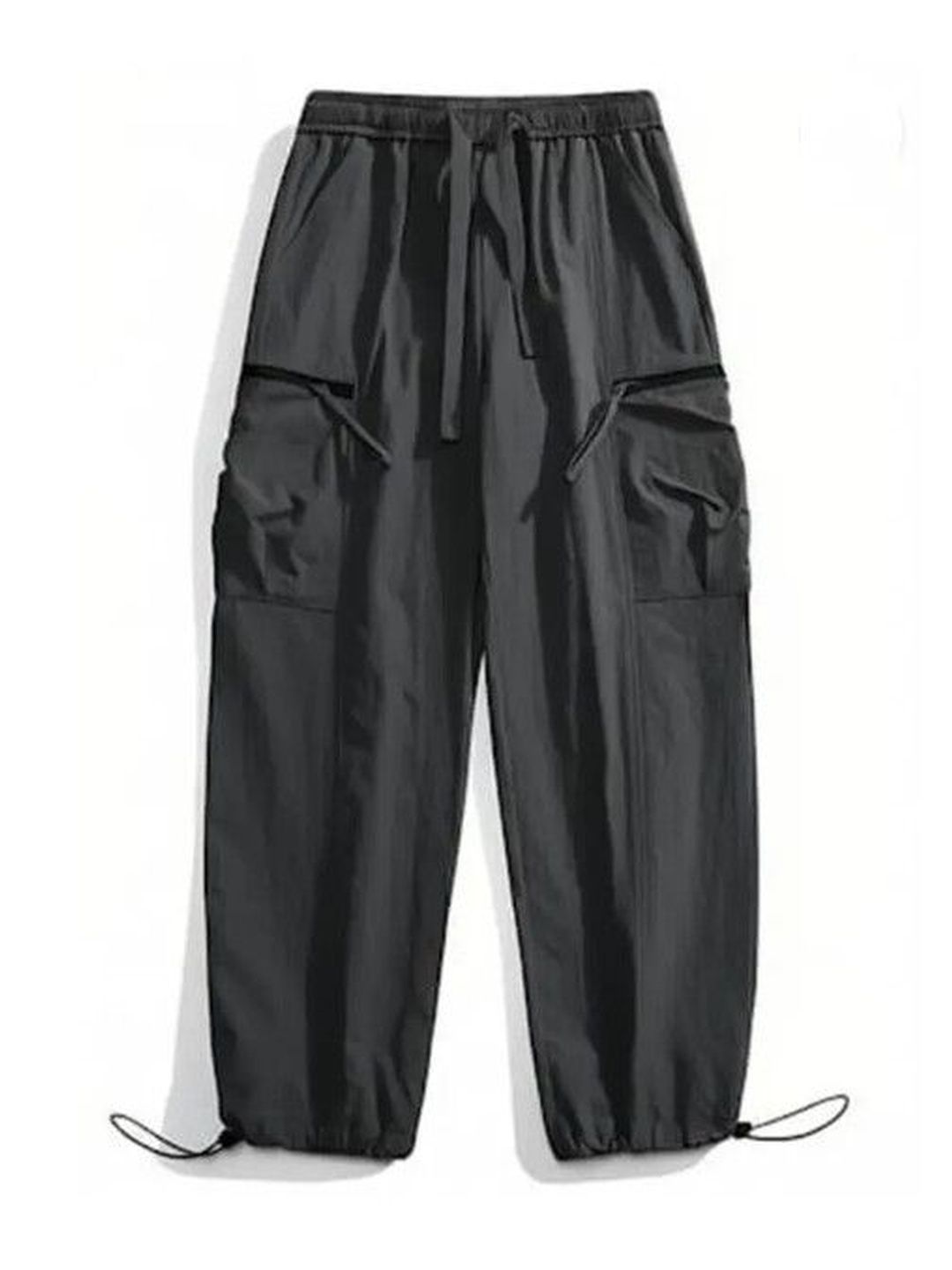 LRIPSOME Men Relaxed Loose Fit High-Rise Easy Wash Cargos Trousers-picture-28
