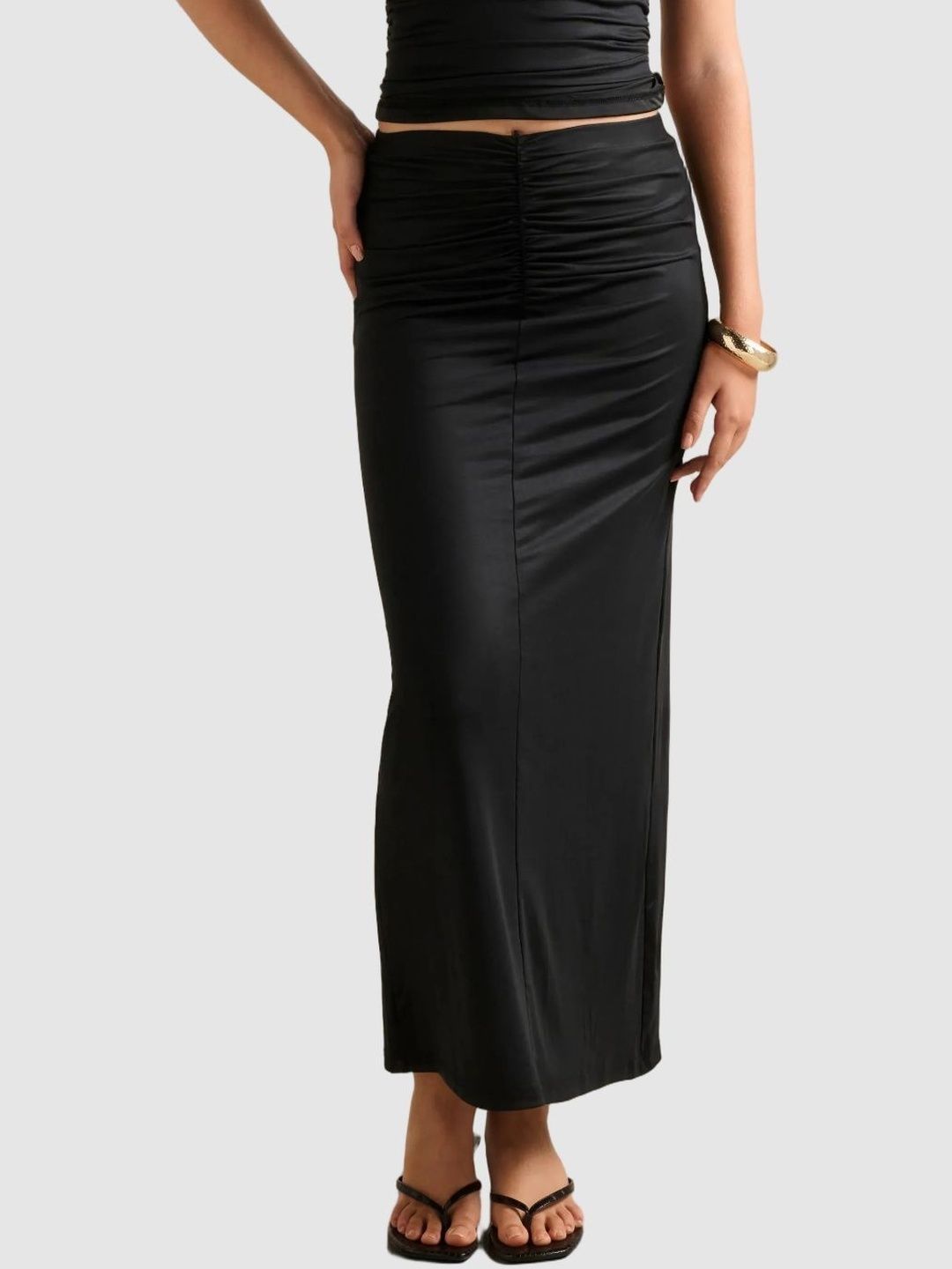 Forever New Women Knits Maxi Straight Skirt-picture-30