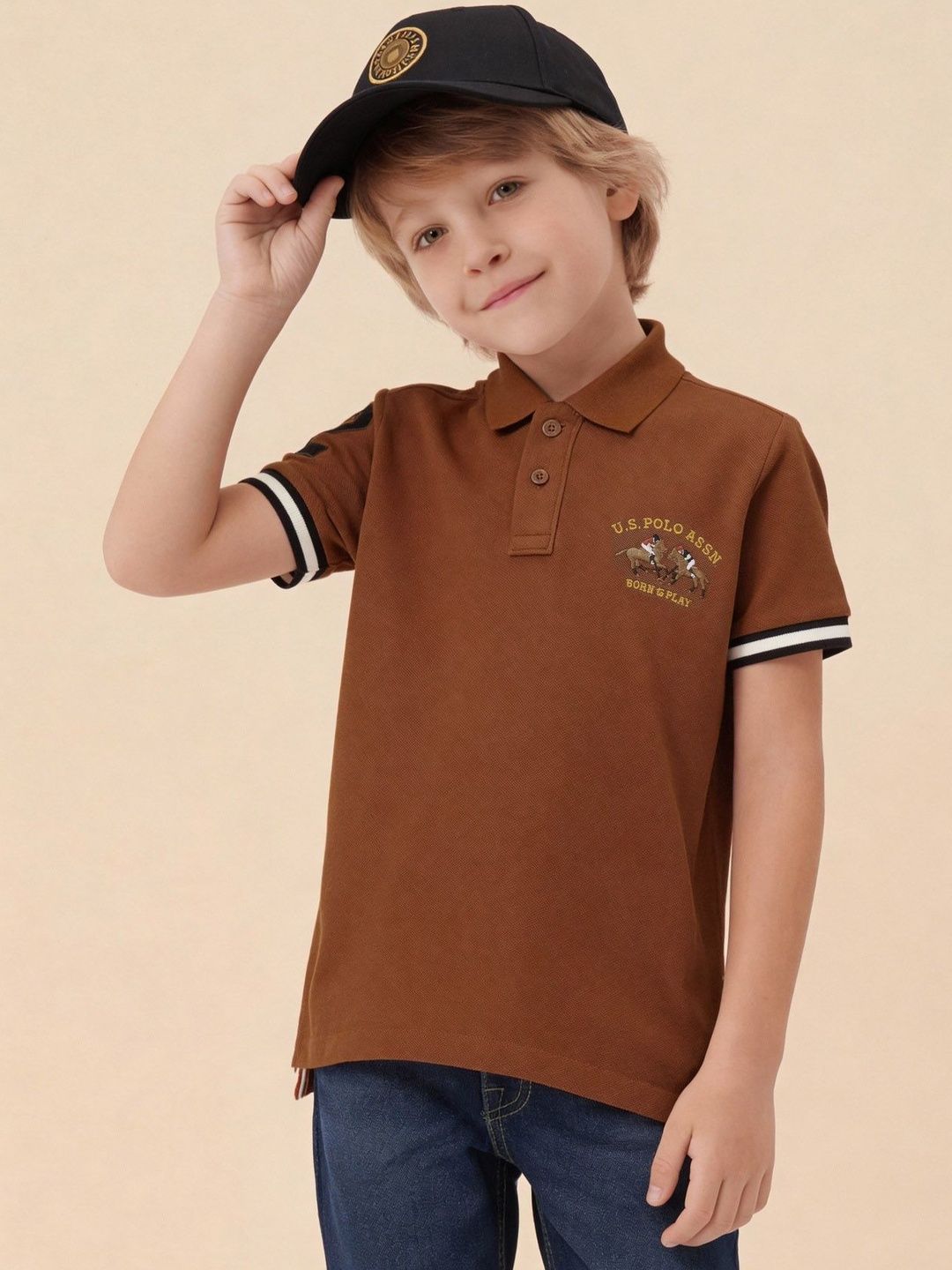 U.S. Polo Assn. Kids Boys Cotton Tshirts-picture-32