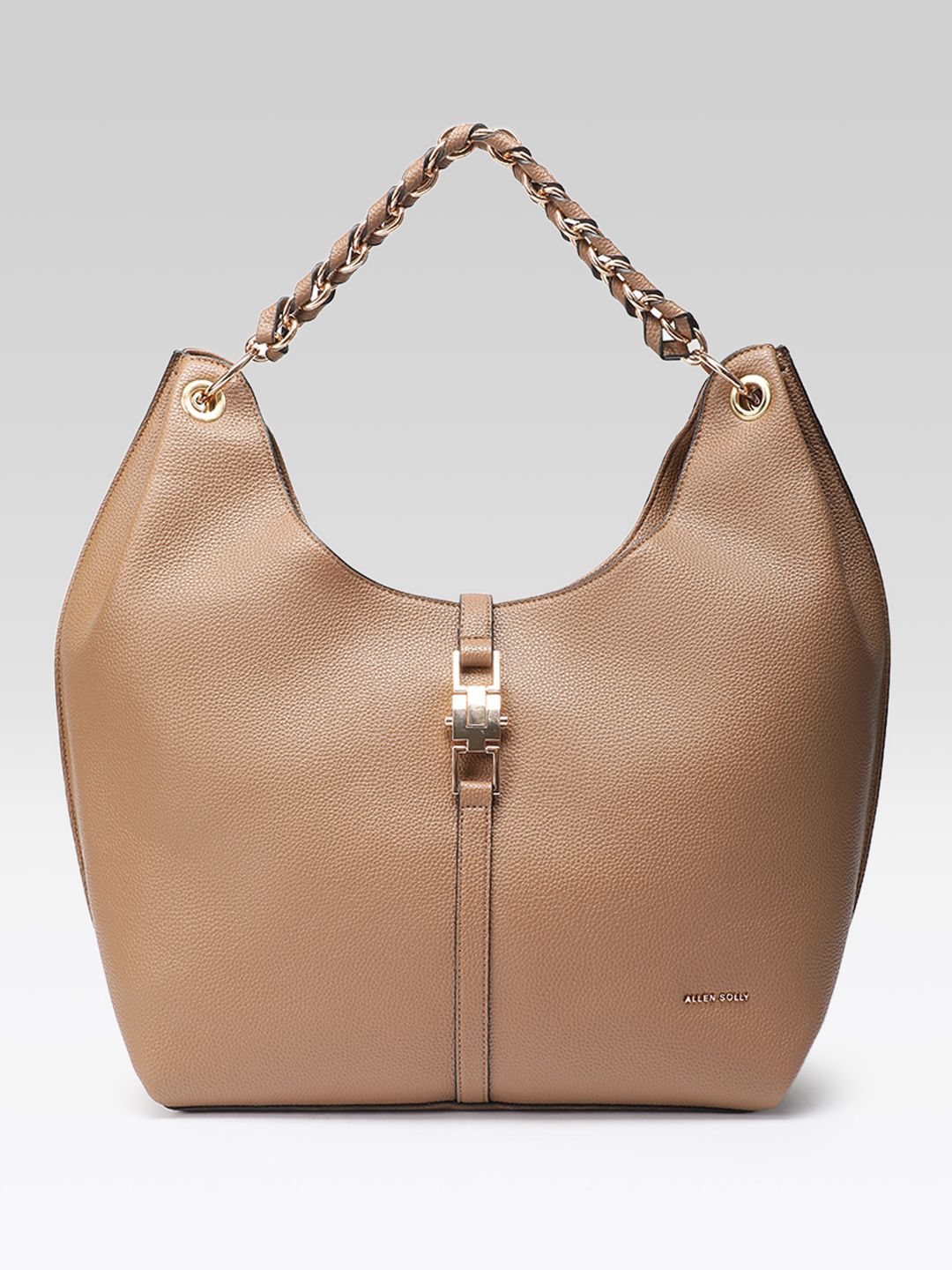 Allen Solly Pebble Textured PU Structured Handheld Bag-picture-26