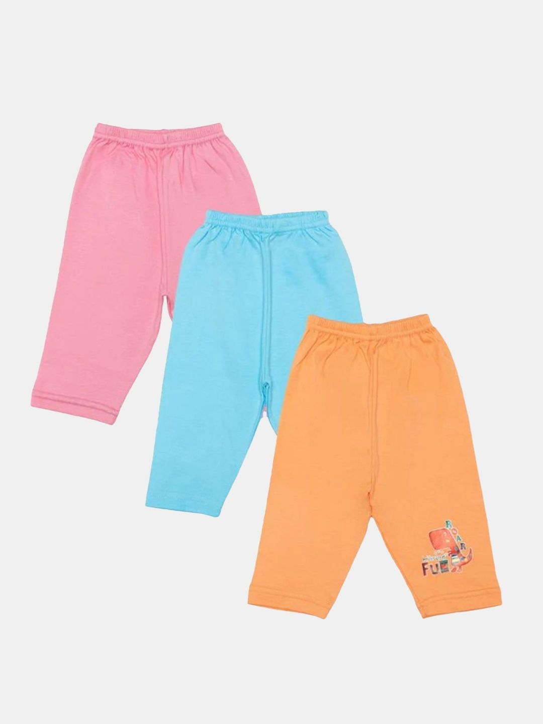 Bodycare Kids Pack Of 3 Printed Mid-Rise Lounge Pants-picture-35