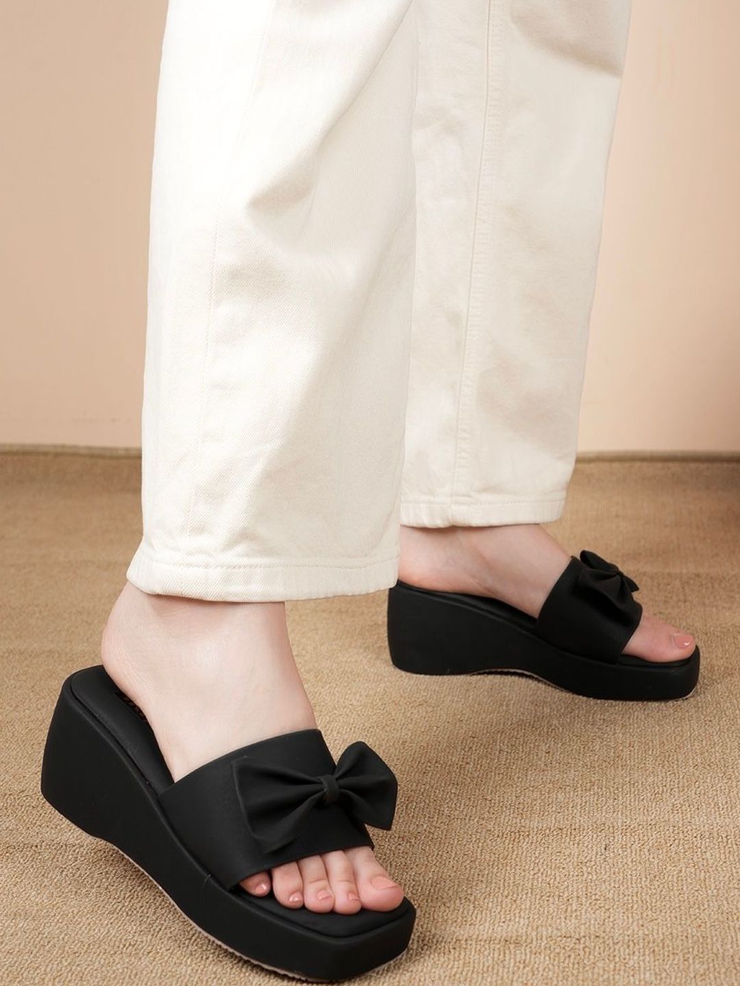 IKAGI Women Square Toed Platform Sandals-picture-17