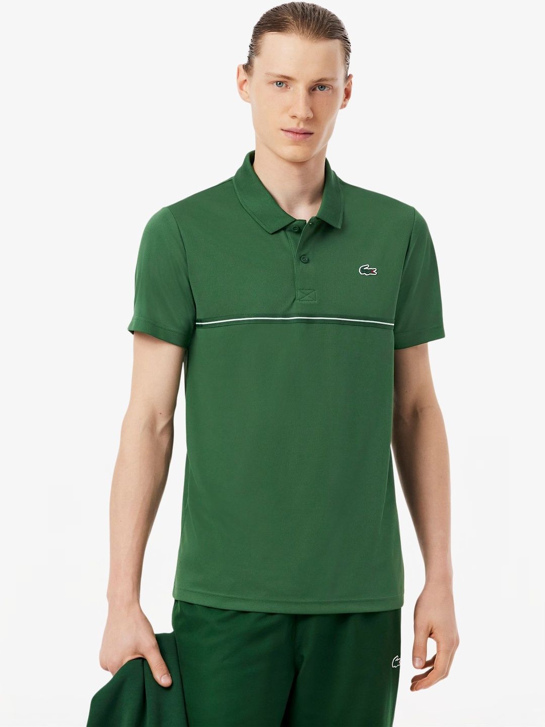 Lacoste Men Striped Polo Collar Pockets T-shirt-picture-39