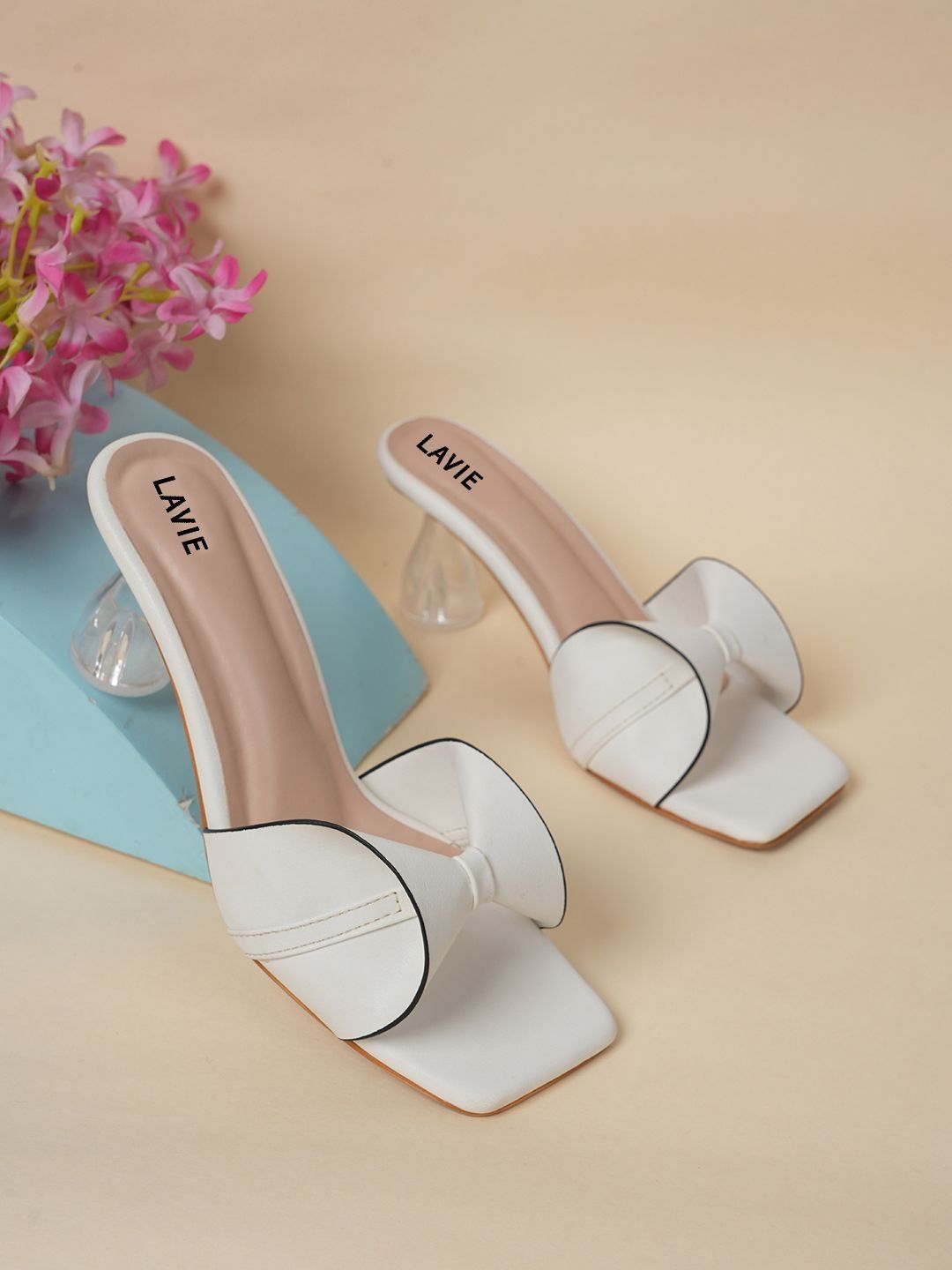 Lavie Party Block Mules with Bows-image-21