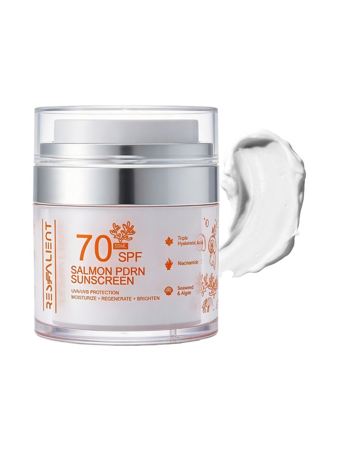RESEALIENT Salmon PDRN SPF 70 UVA & UVB Broad Spectrum Sunscreen - 50 ml-image-18