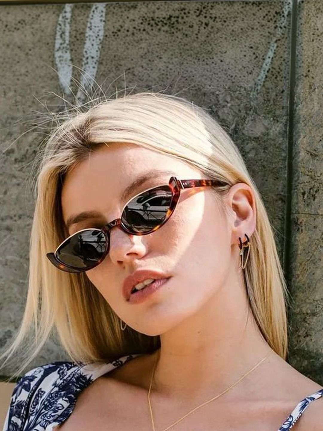 HAYDEN haiza Women Brown Lens & Brown Cateye Sunglasses with-image-45