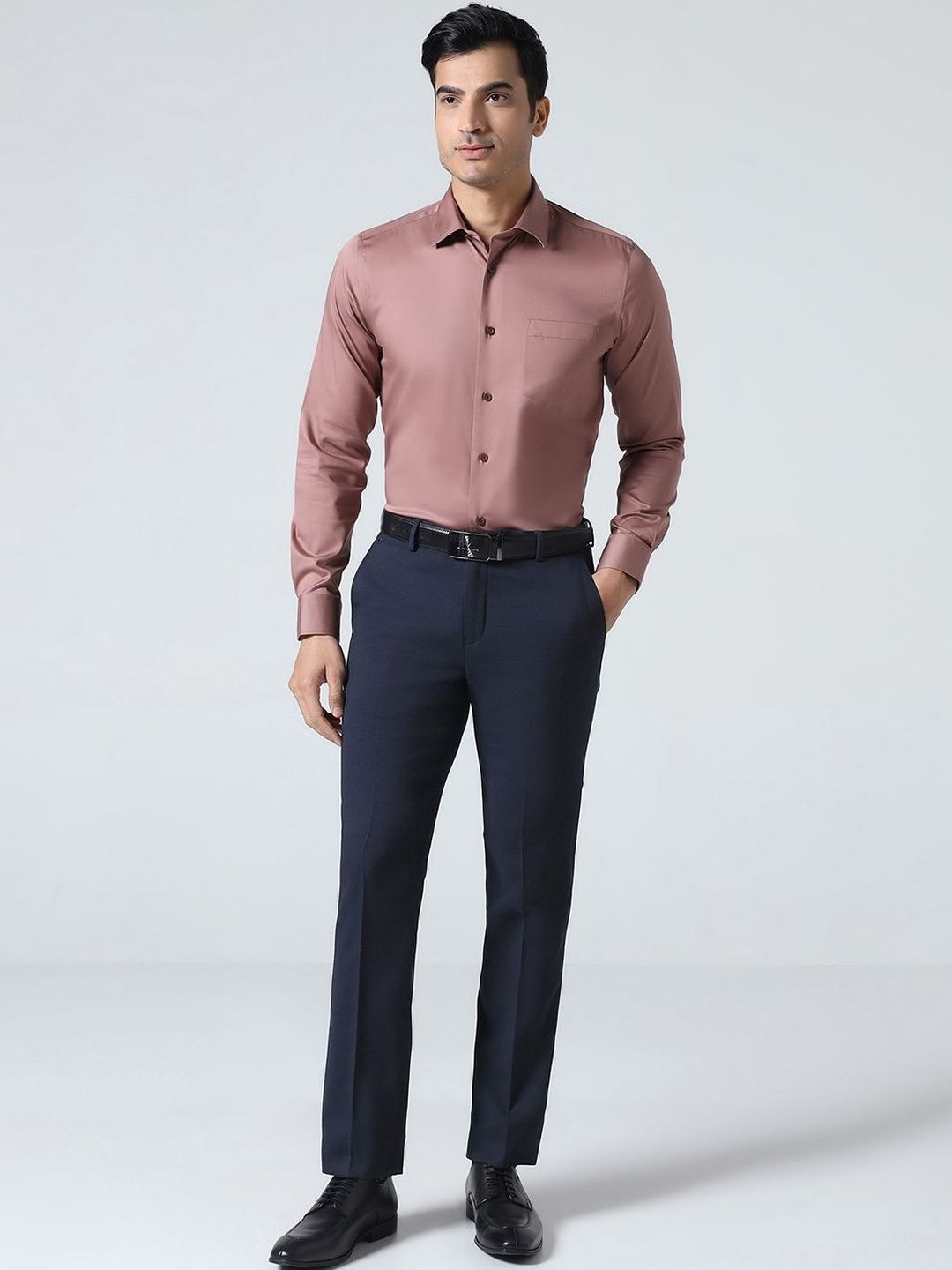 Blackberrys Men Slim Fit Easy Wash Trousers-picture-30