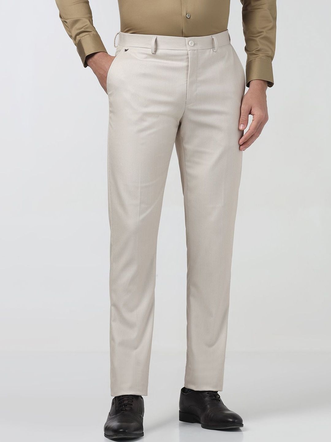 Blackberrys Men Slim Fit Easy Wash Trousers-image-40