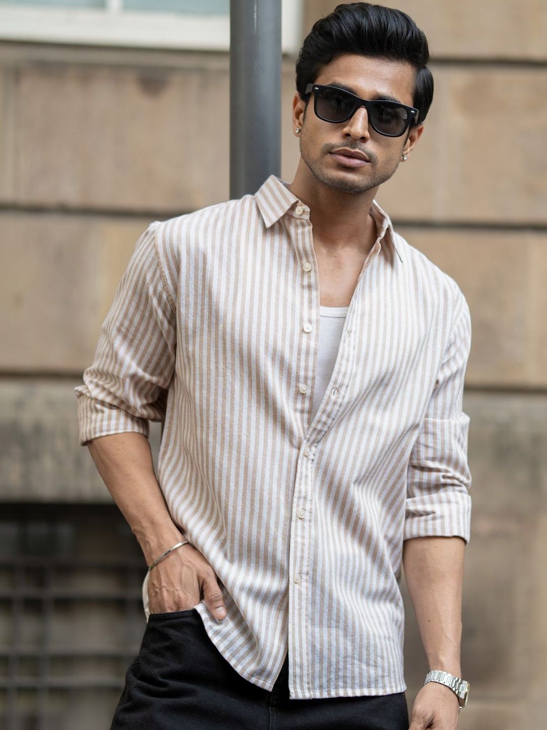 Powerlook Men Striped Casual Shirt-picture-25