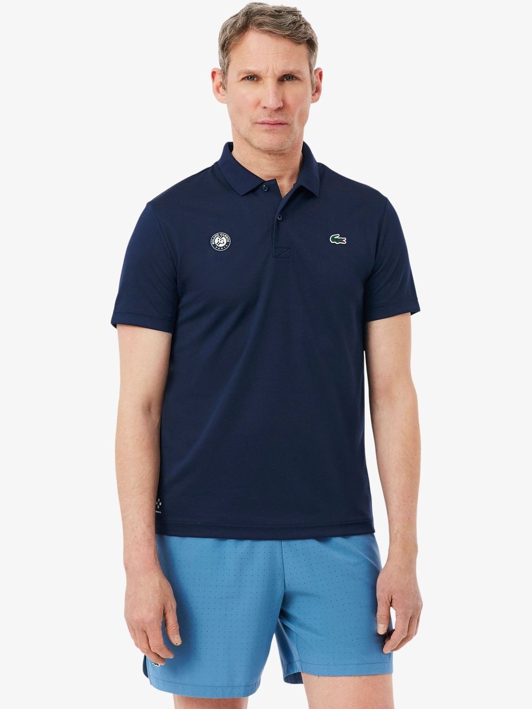 Lacoste Men Brand Logo Polo Collar Slim Fit T-shirt-image-25
