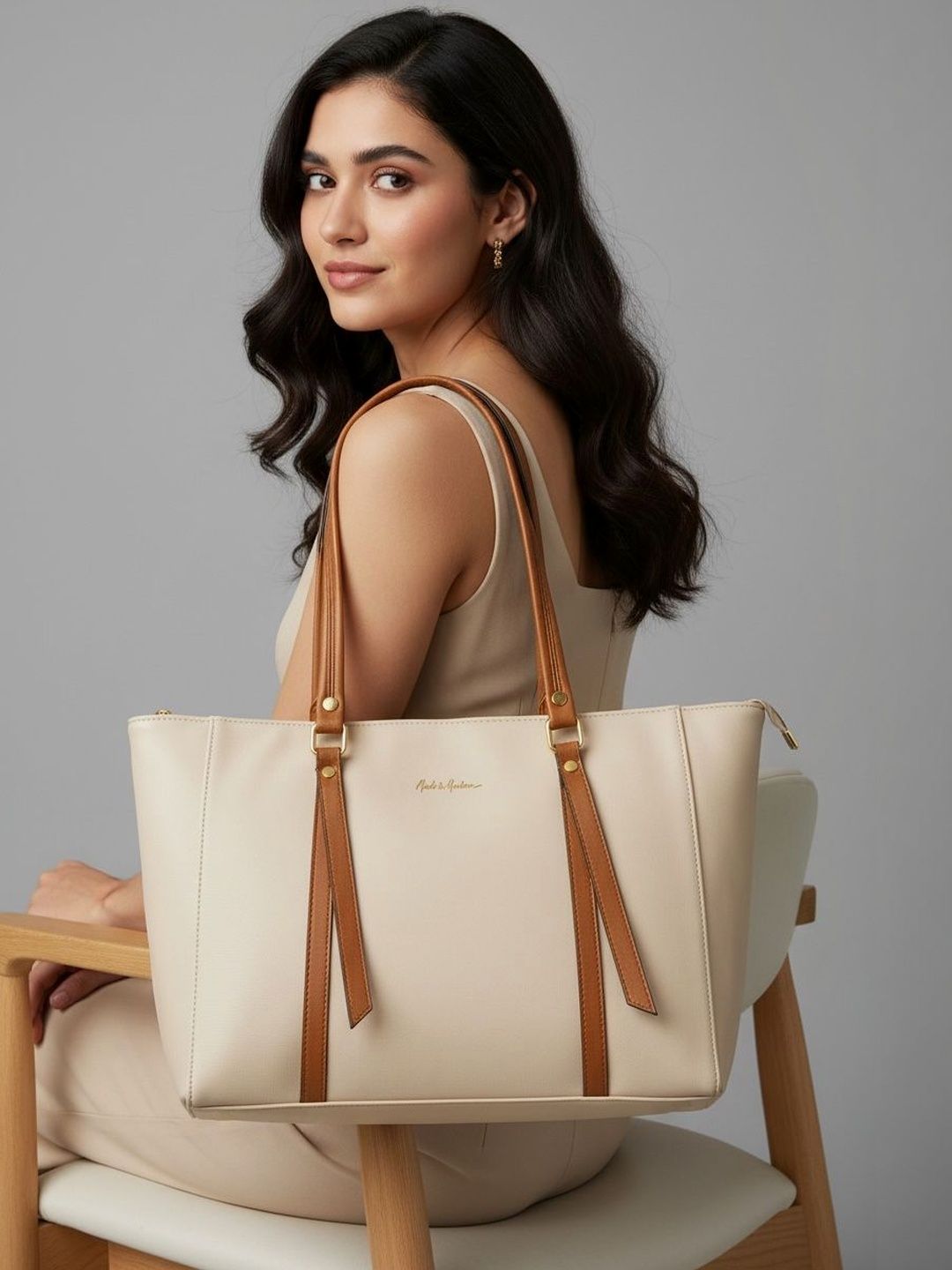 Mast & Harbour PU Shopper Tote Bag-picture-38
