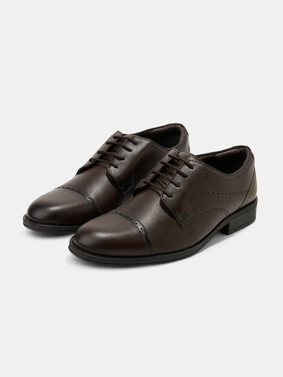 Urban Ranger by pantaloons Men Leather Formal Oxfords-image-23