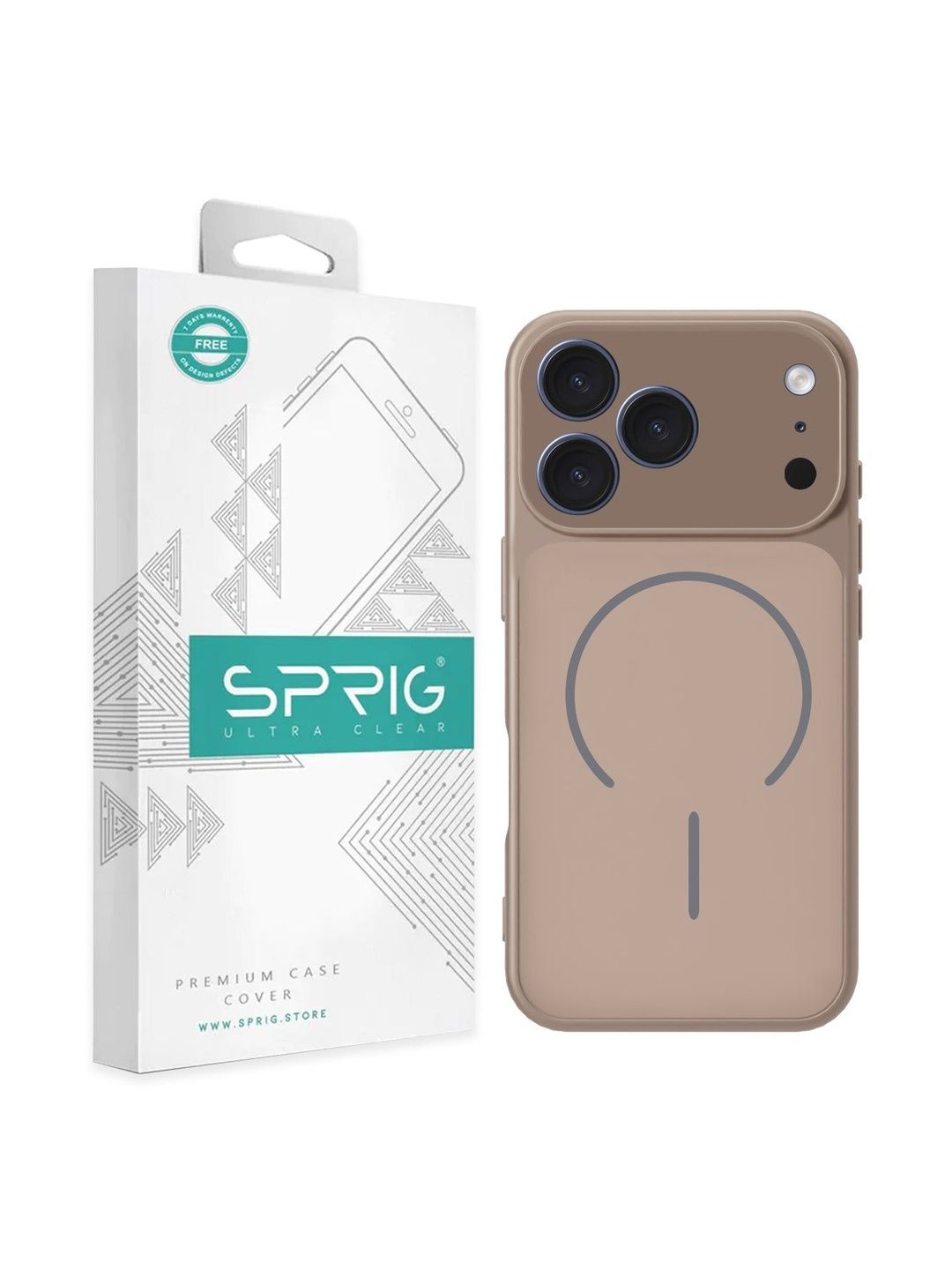 SPRIG Solid Printed iPhone 15 Pro Max Back Case Mobile Accessories-picture-12