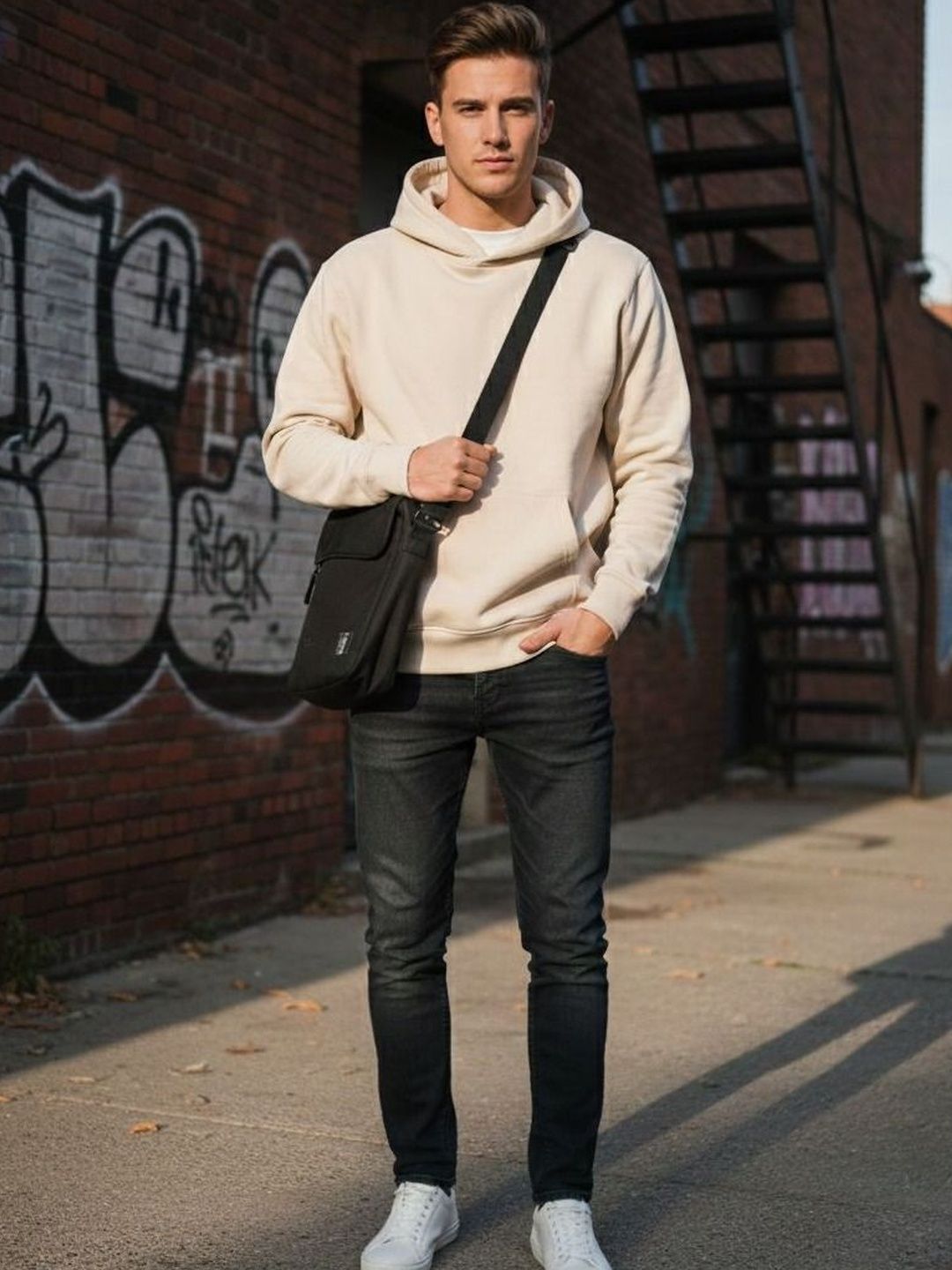 Mast & Harbour Men Hooded Sweatshirt-picture-40