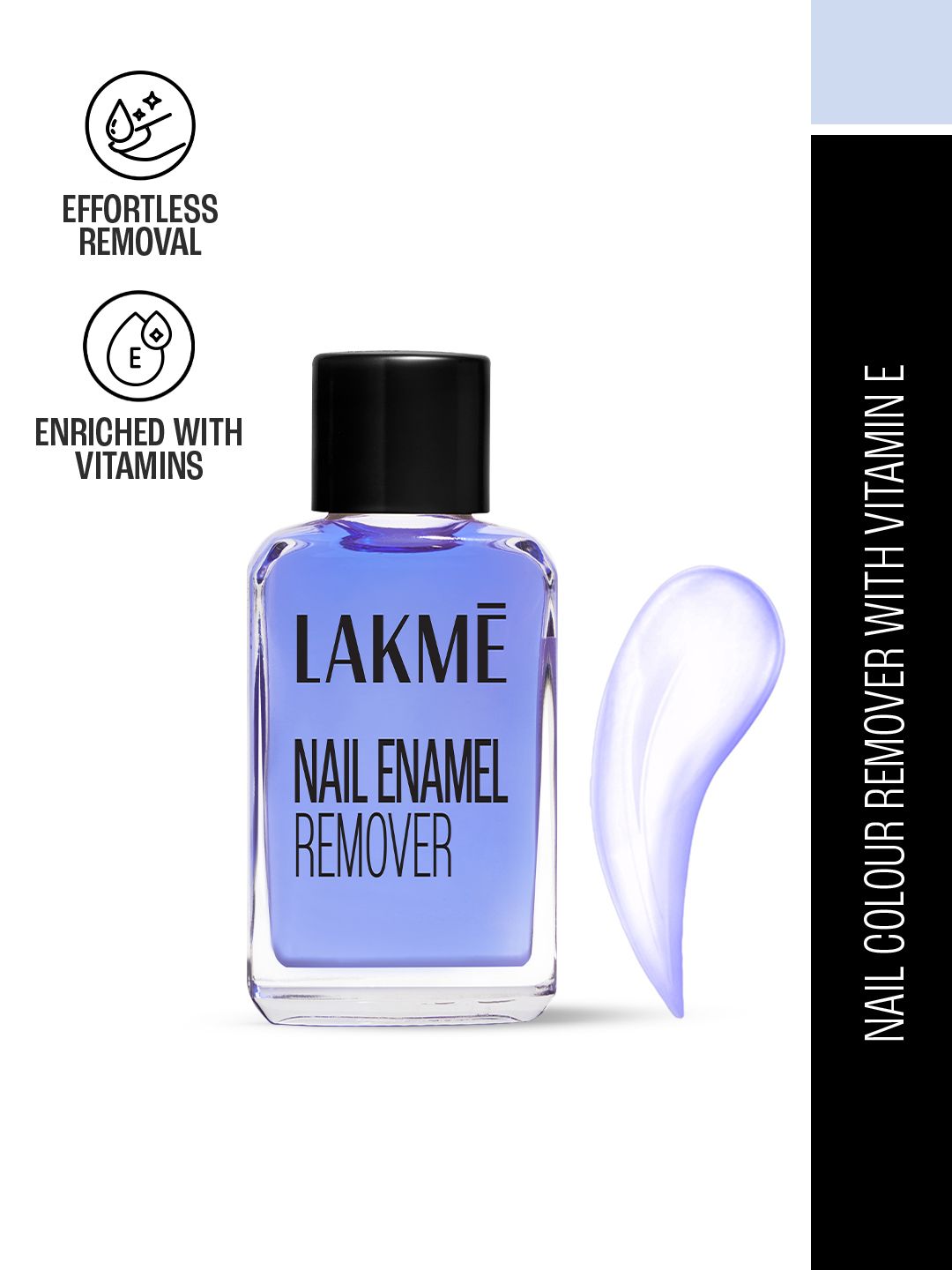 Lakme Lakme Liquid Nail Polish Remover With Vitamin E For Effortless Color Removals - 27ml