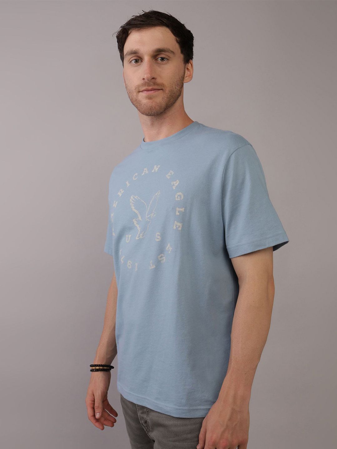 AMERICAN EAGLE OUTFITTERS Men Typography Printed Round Neck Cotton T-shirt-picture-38
